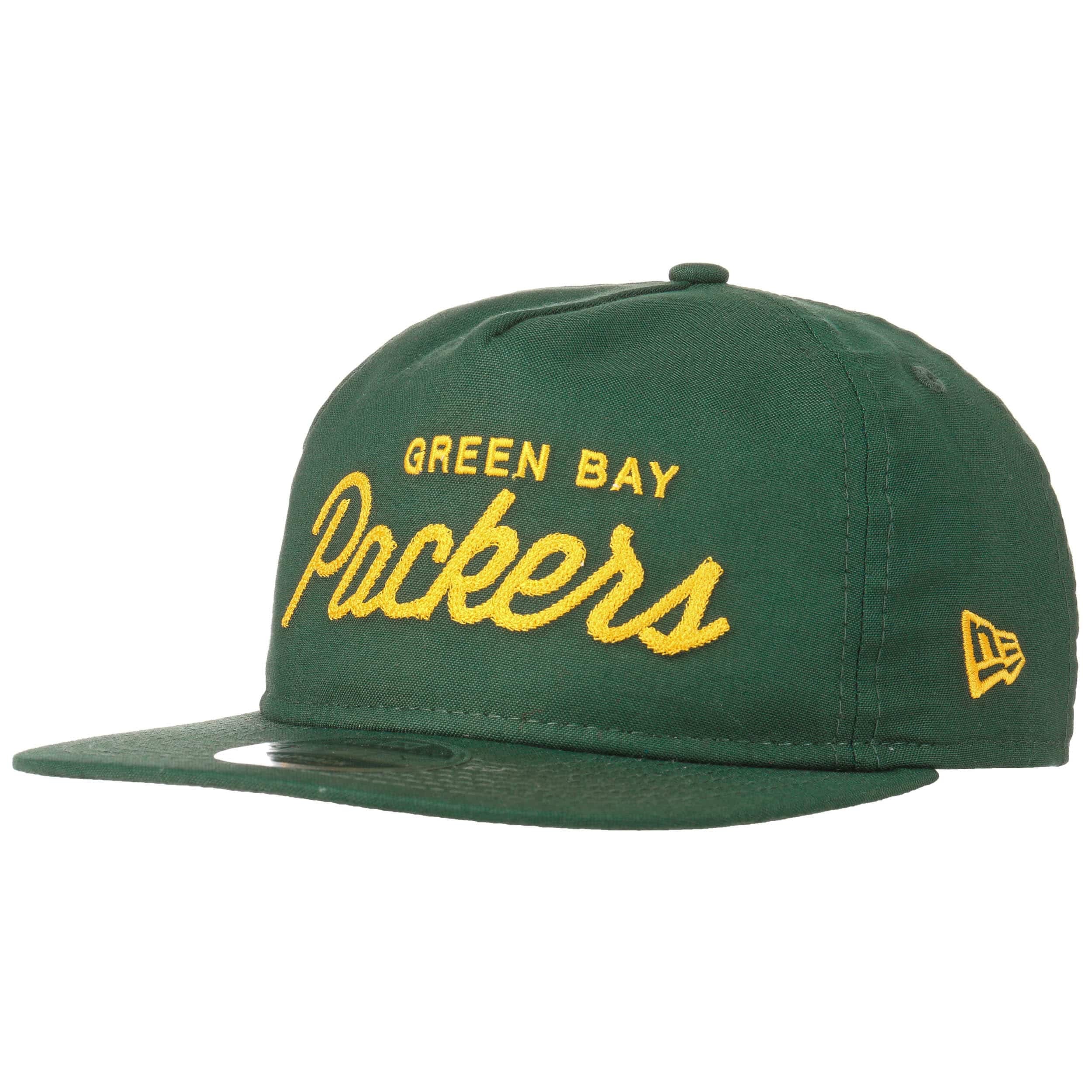 New Era Men's Green Bay Packers Golfer Cord Grey Adjustable Snapback Hat