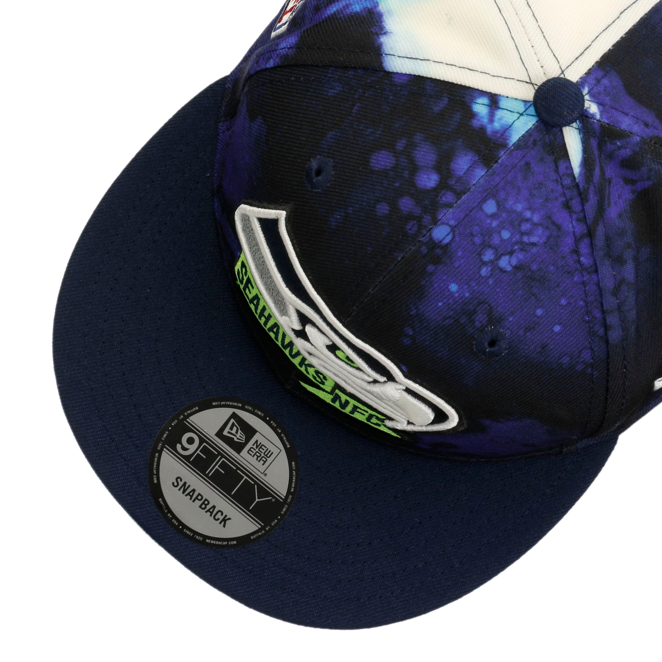 Men's New Era Black/Gray Seattle Seahawks 2023 Sideline 9FIFTY Snapback Hat - View #7