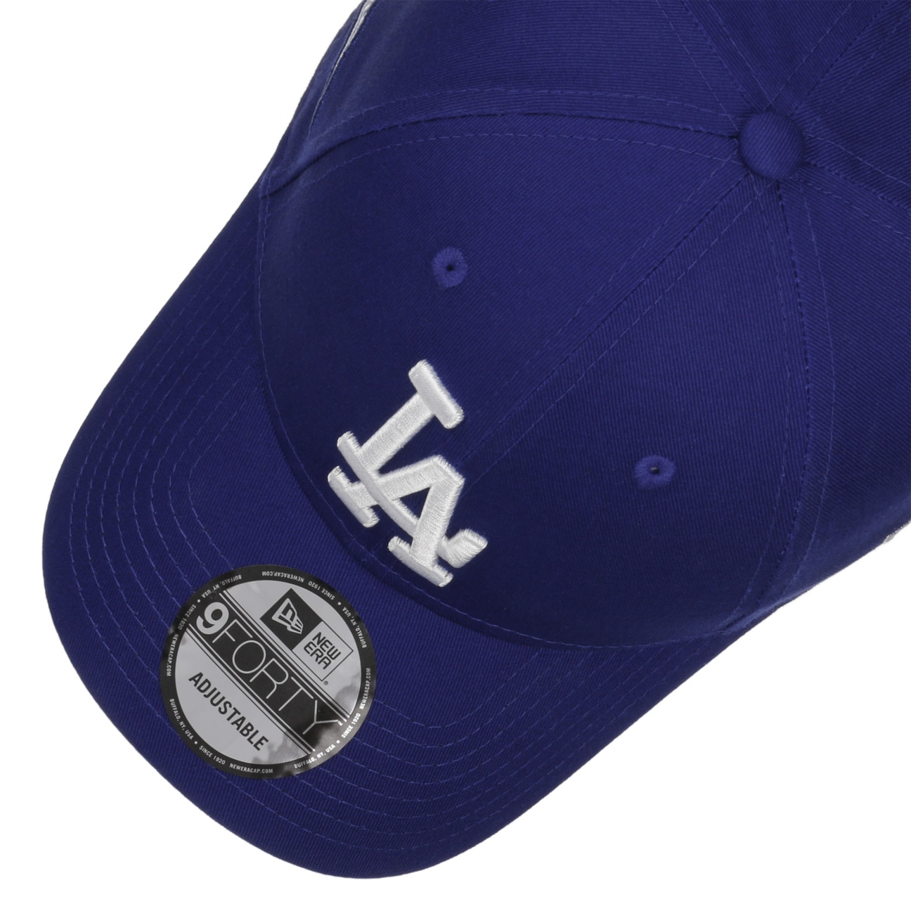 Blue New Era MLB LA Dodgers 9FORTY Side Patch Cap