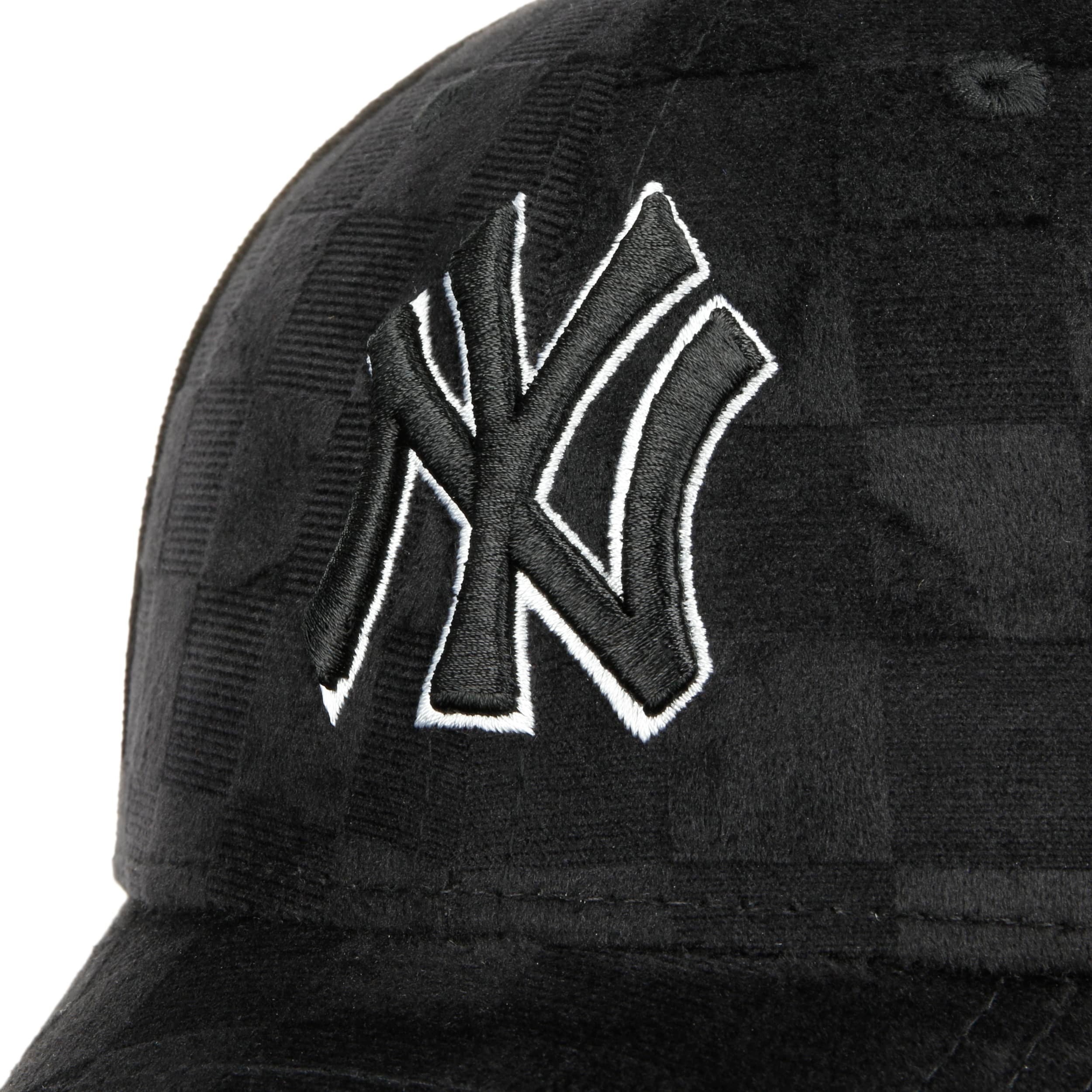 New Era 9FORTY Strapback New York Yankees, Cappellino Da Baseball Regolabile In Nero, 100% Poliestere