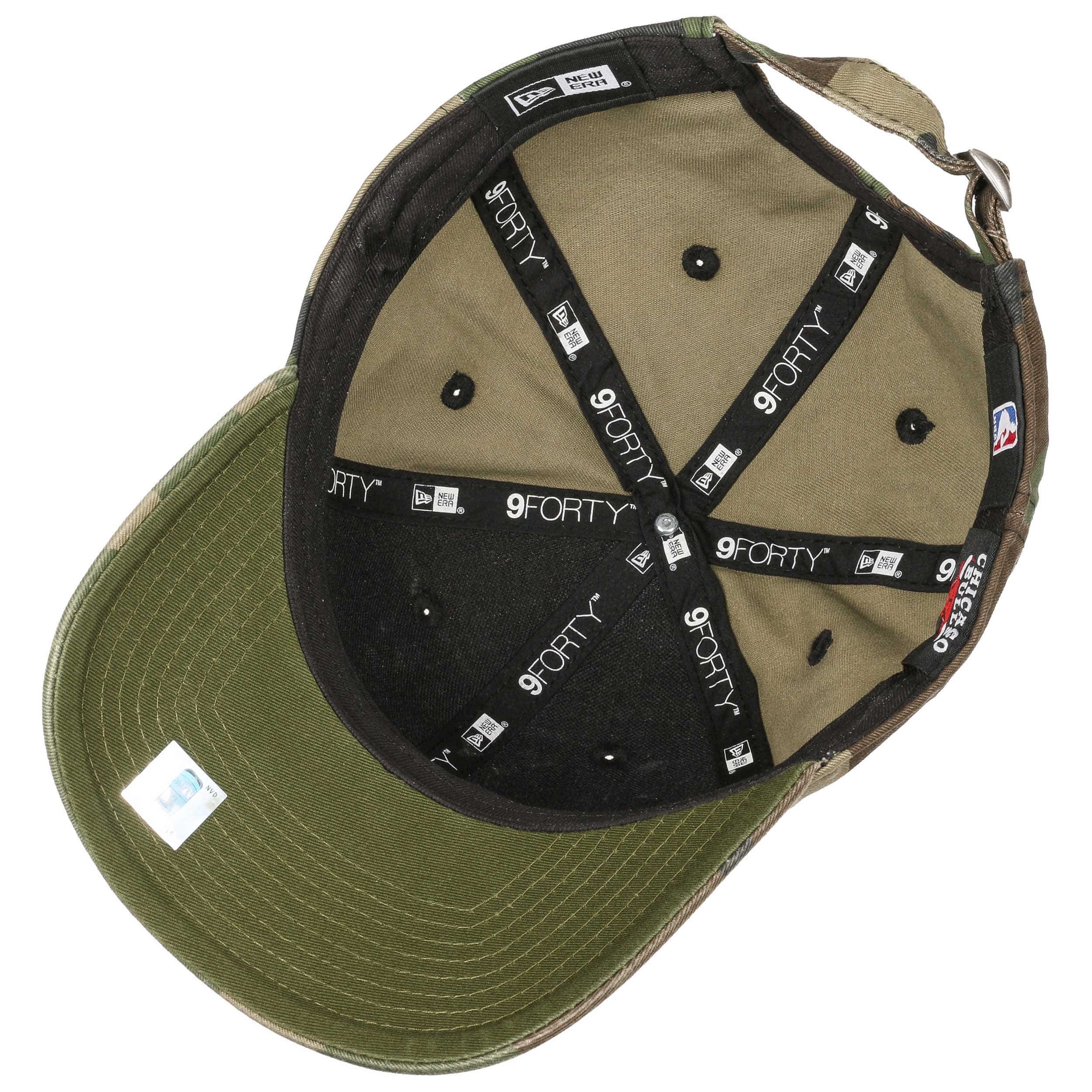 Casquette New Era 9Forty Chicago Bulls - Camouflage Bois, 100% Coton, Neuve Avec étiquette