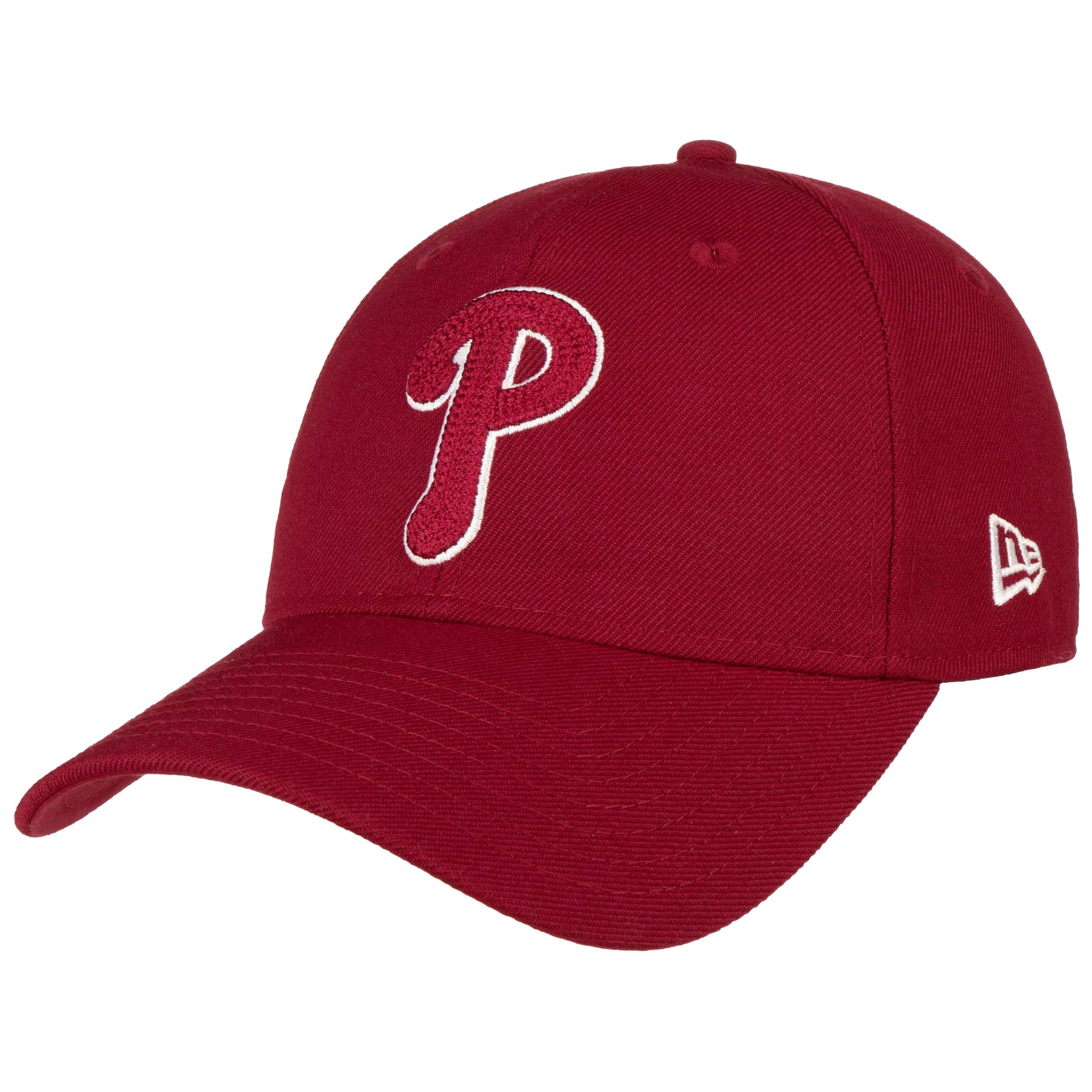 New Era 59FIFTY Black Soutache Philadelphia Phillies Hat - Black, Cardinal Black / 7 3/4