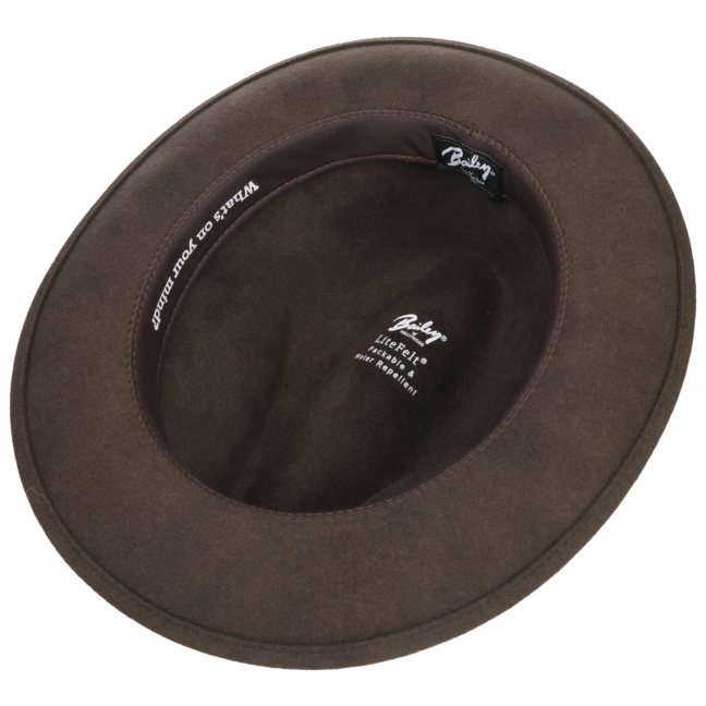 Acker Fedora LiteFelt Hat by Bailey 1922