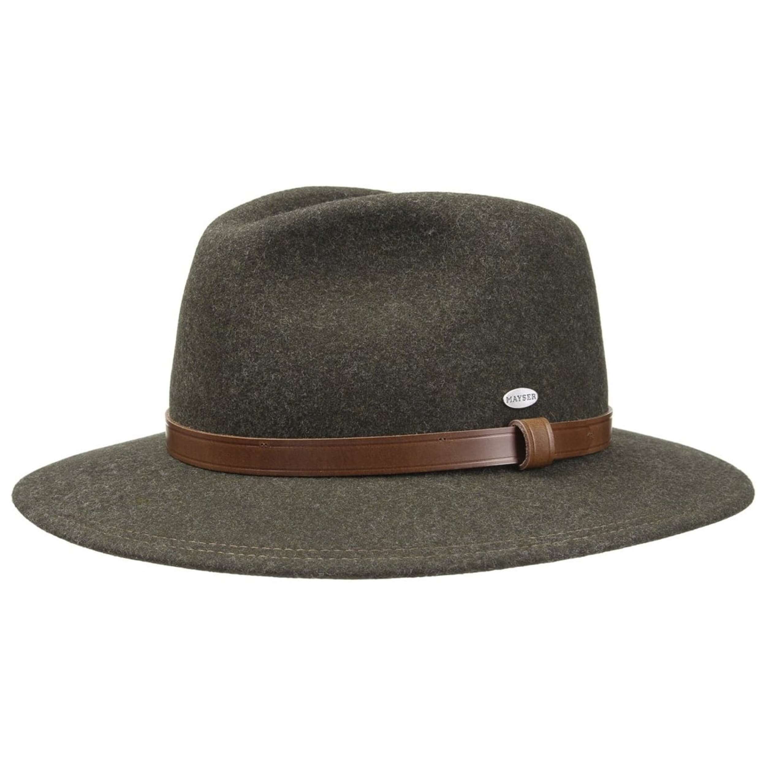 Albert Two Tone wool felt winter hat Trilby for Men /& Women
