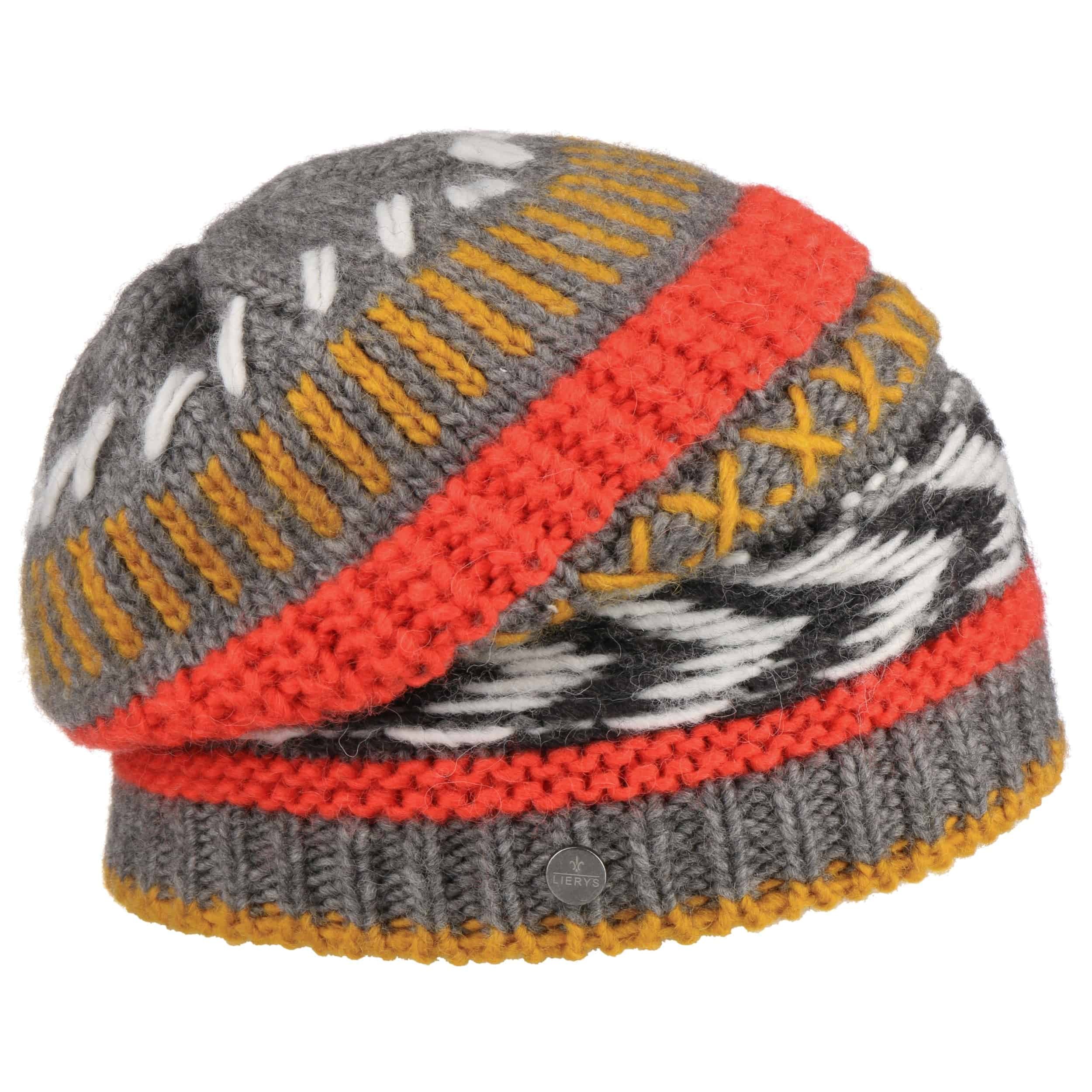 Lierys Mixed Alpaca Mix Beanie Hat Colours, One Size, Women, Men Wool Beanie Knit Winter Wool