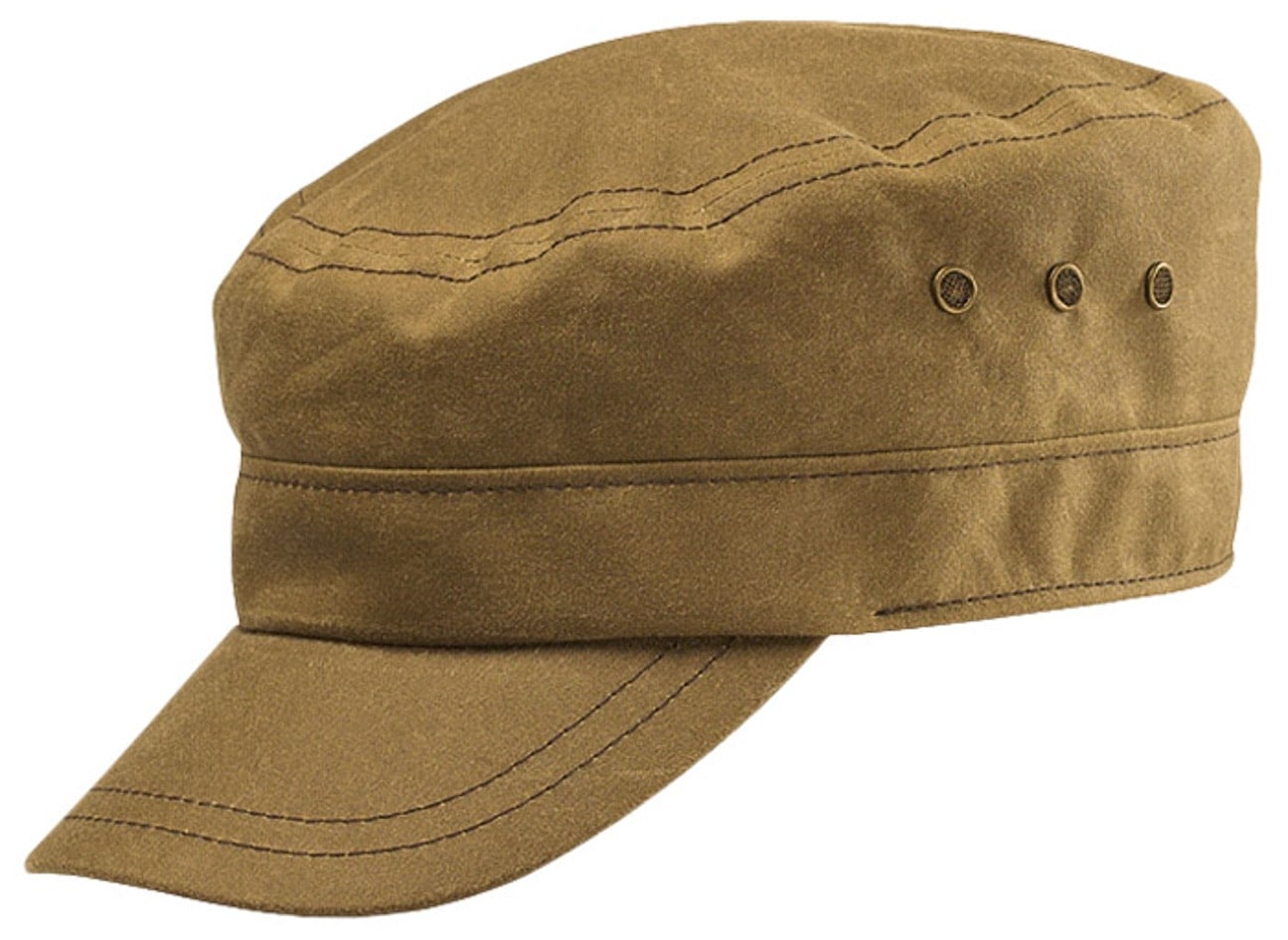 Austin Waxed Cotton Army Cap by Stetson