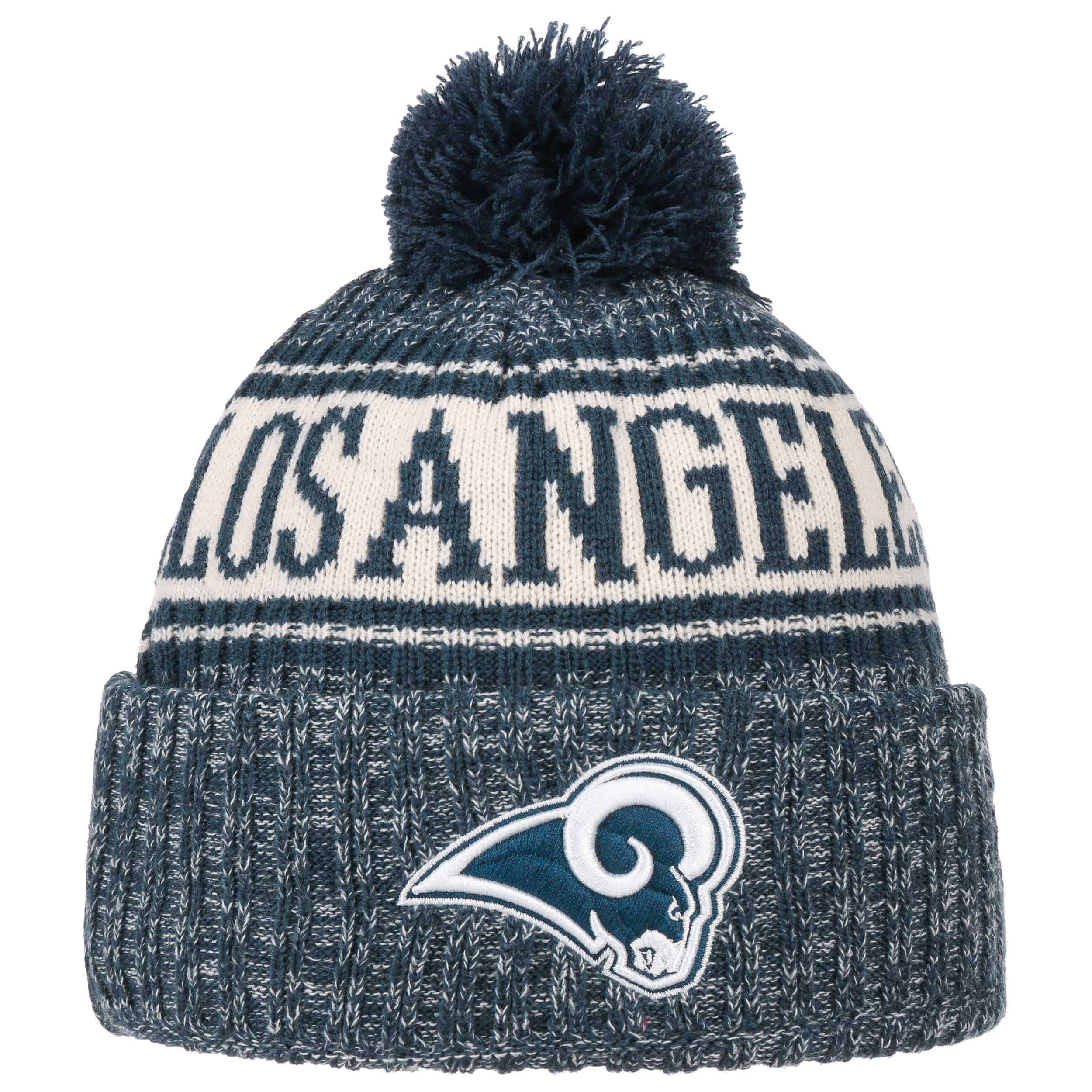 Beanie Hat On-Field 18 LA Rams by New Era