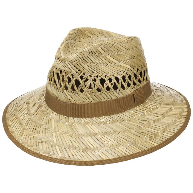 Big Brim Traveller Straw Hat by Lipodo Col. Nature, Size XL (60-61 cm)