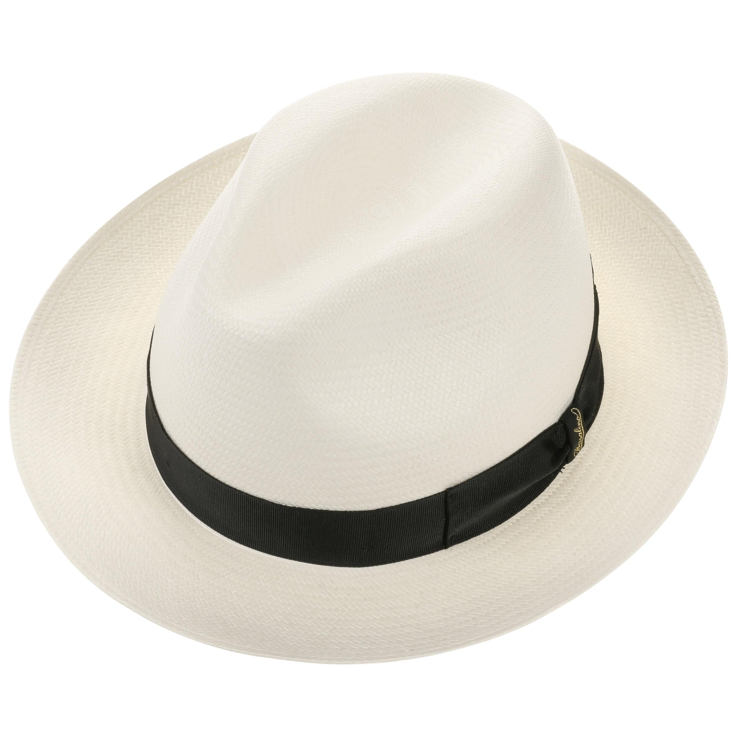 Black Trim Small Panama Hat by Borsalino £277.95