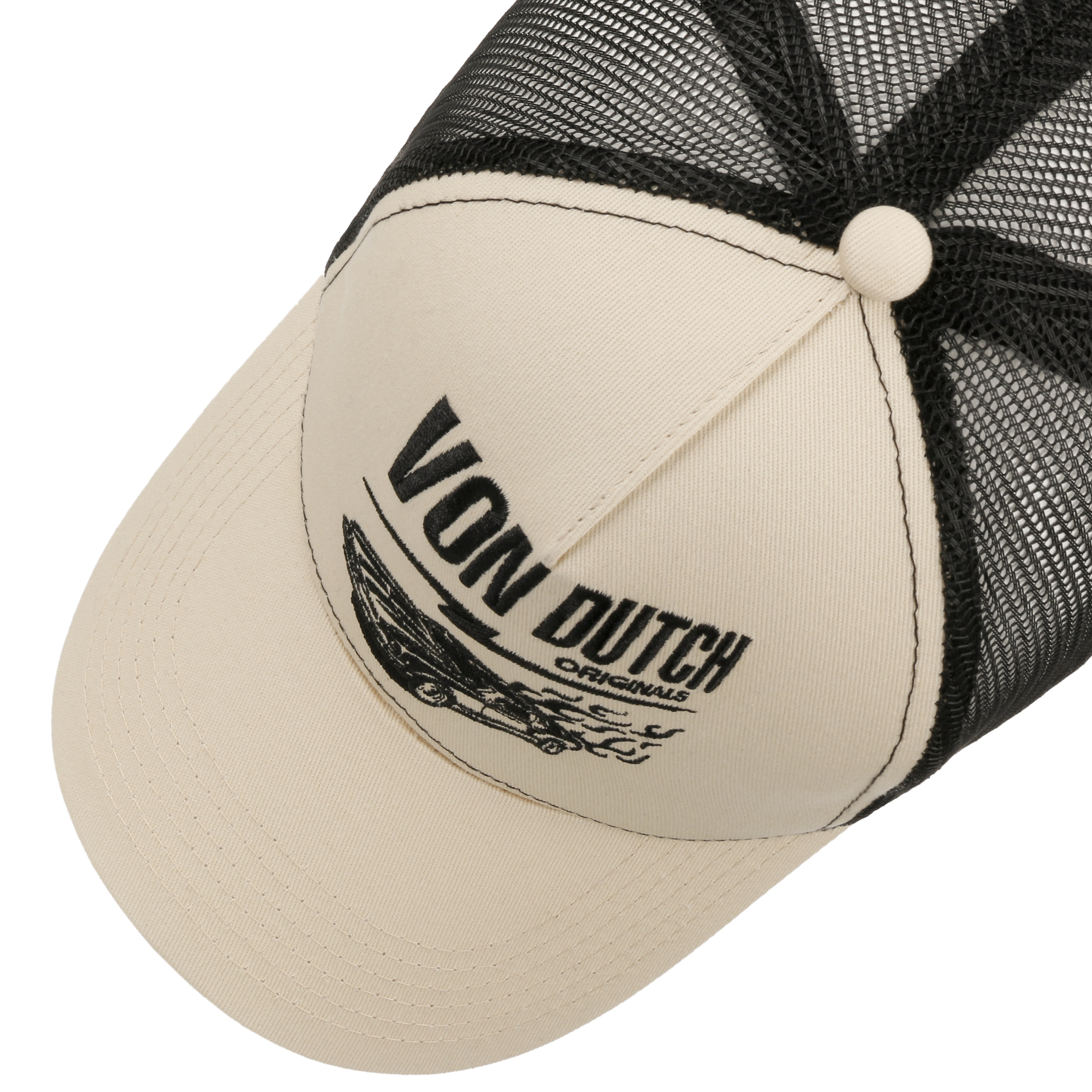 Von outlets Dutch Originals Vintage Striped truckers hat