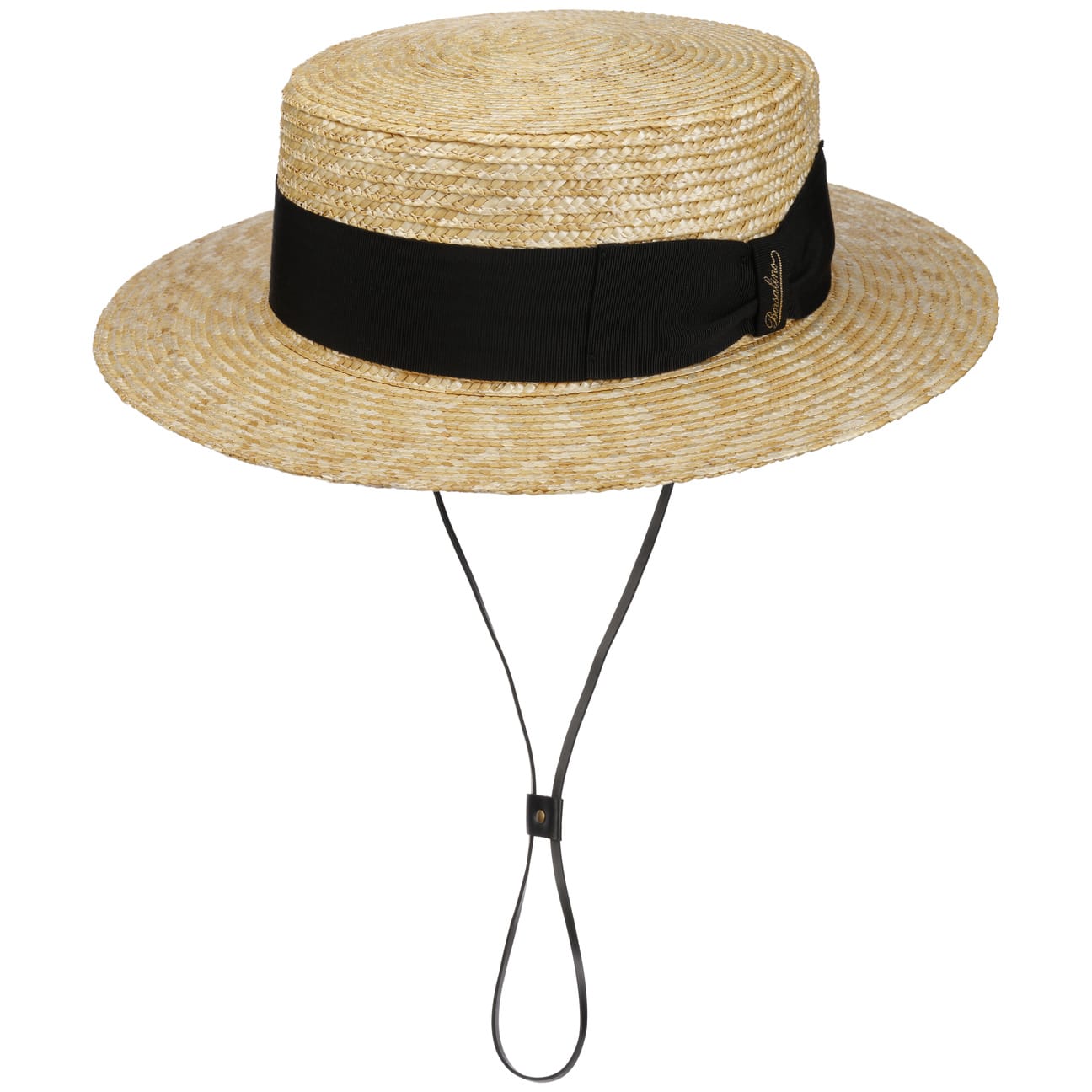 Boater with Chin Strap by Borsalino - £213.95