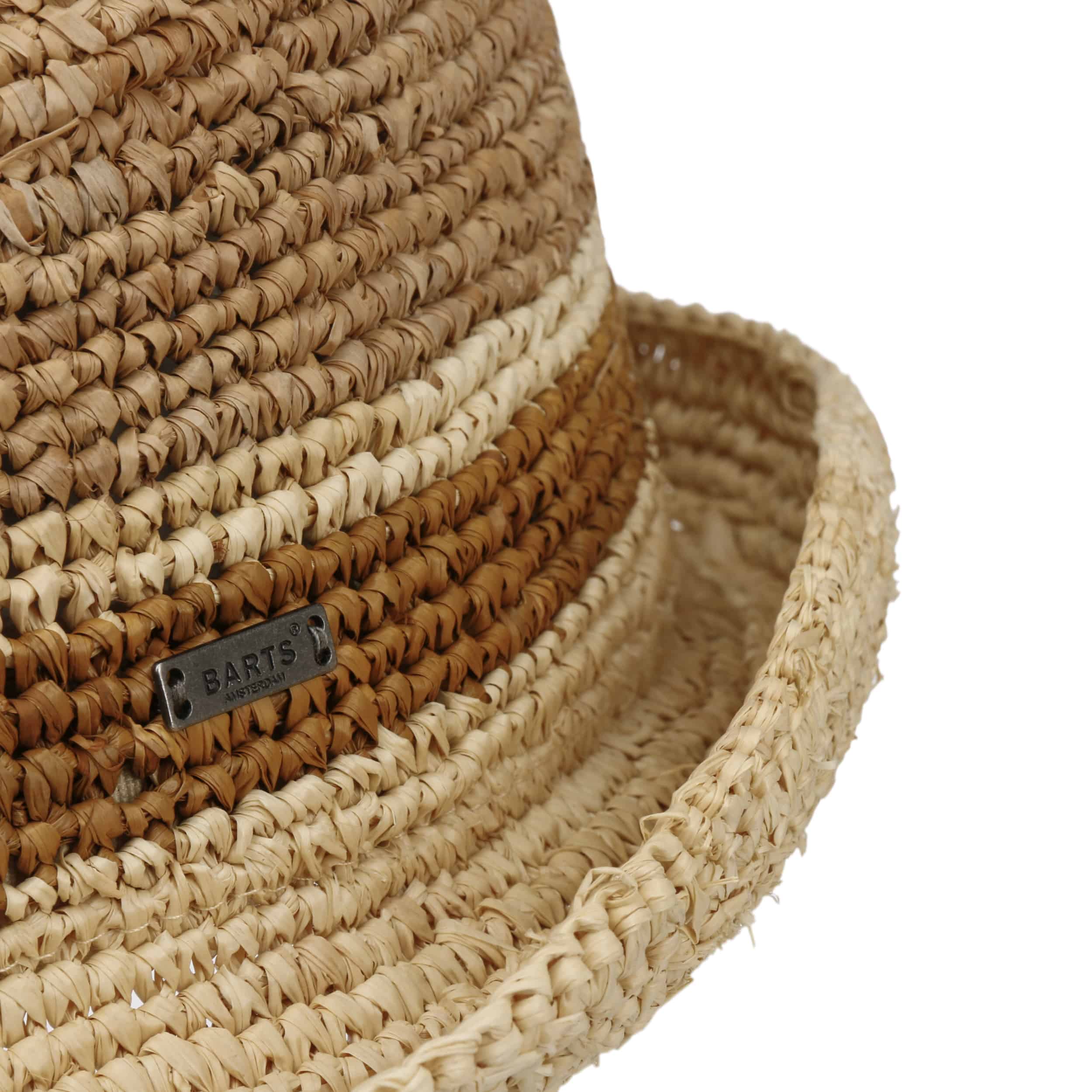 Brisbane Crochet Trilby Straw Hat by Barts 41.95