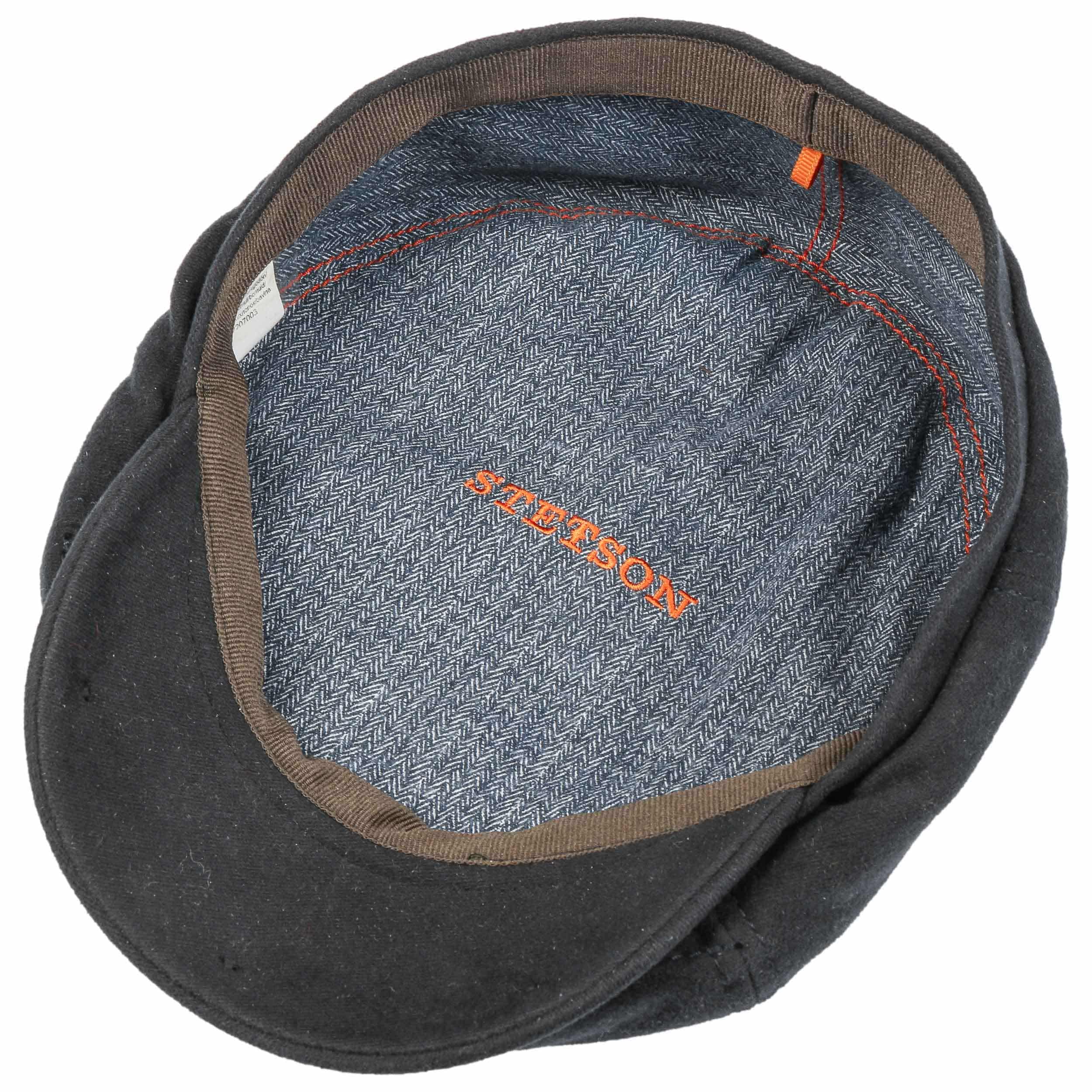 Brooklin Moleskin Flat Cap by Stetson £79.00