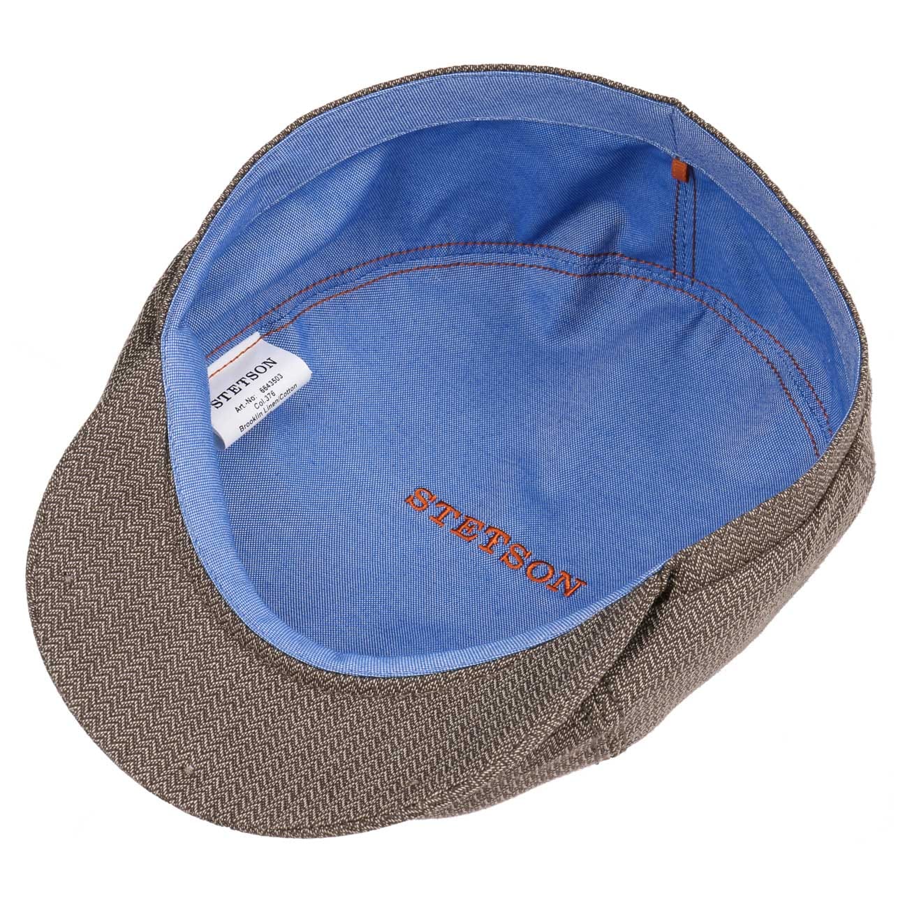 Brooklin Zigzag Flat Cap by Stetson - £59.00