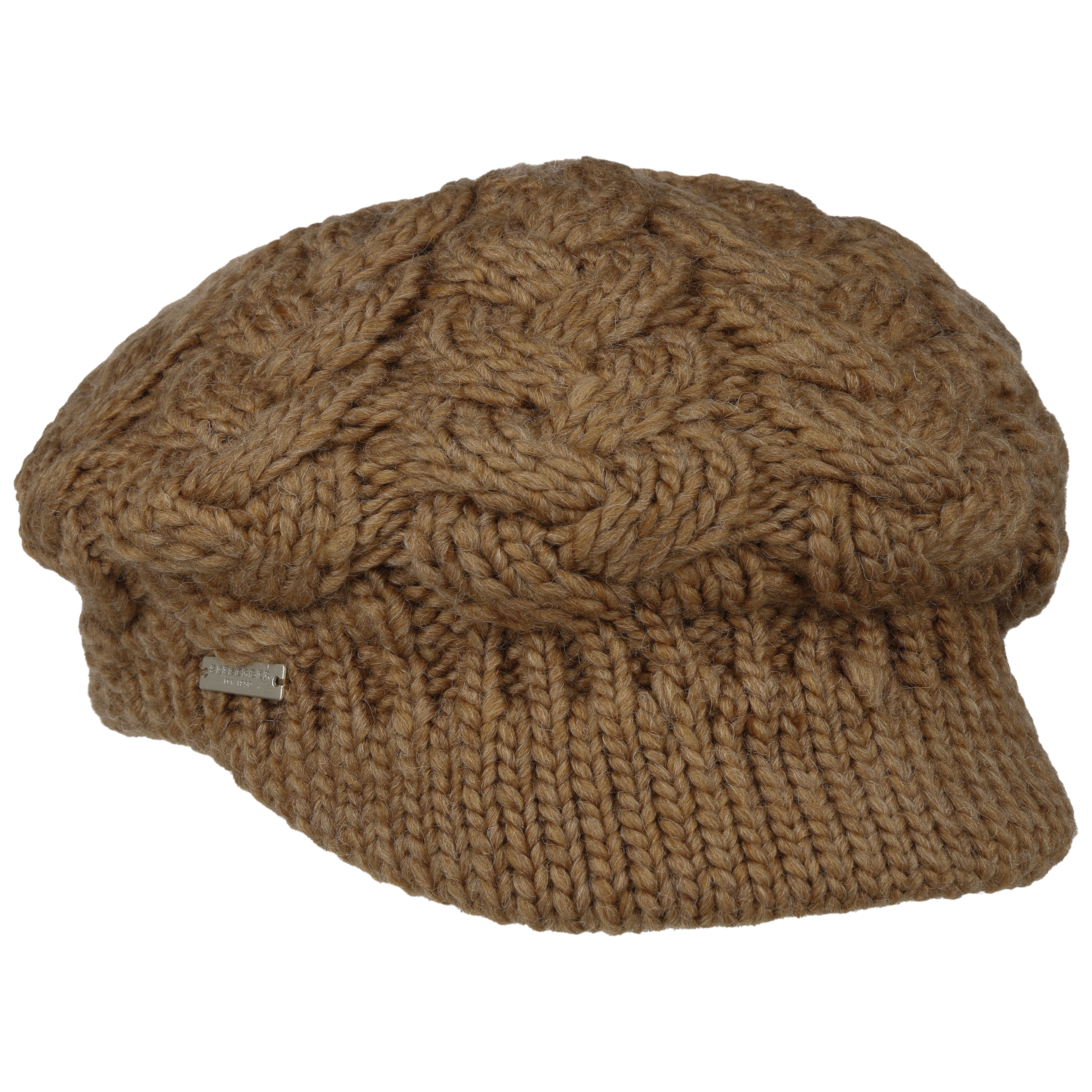 Fireside Recycled Cable Knit Beanie - Baked Clay