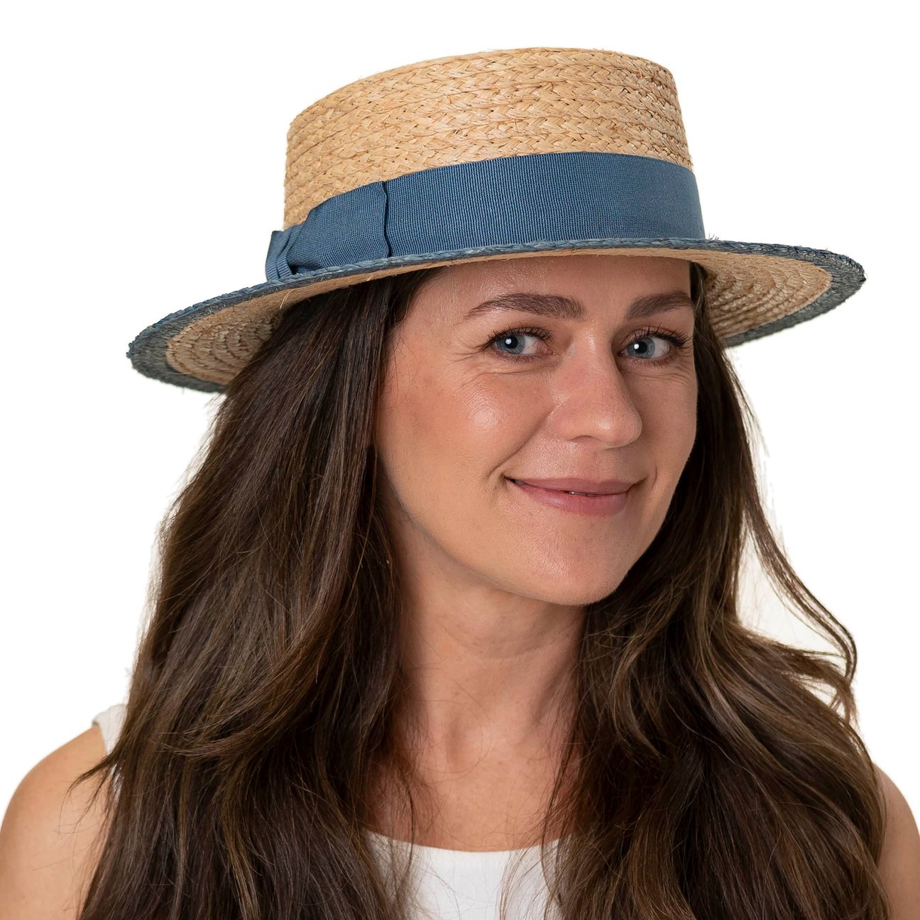 Cannaregio Raffia Boater Hat - £47.95