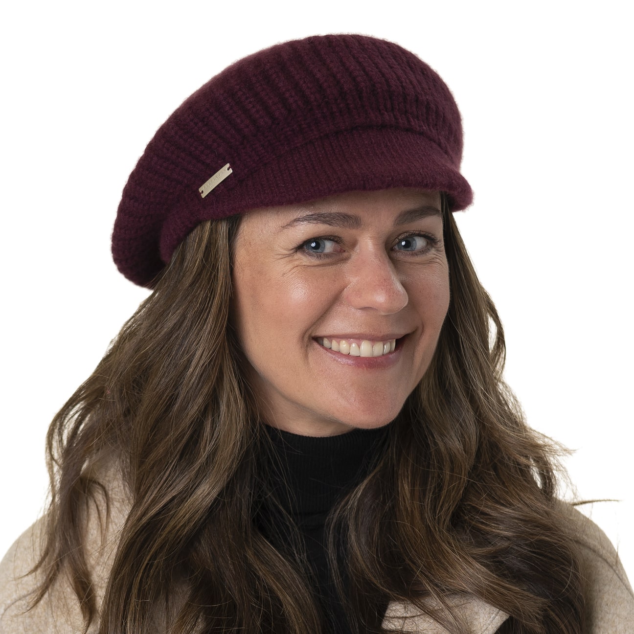 Cashmere Newsboy Cap by Seeberger