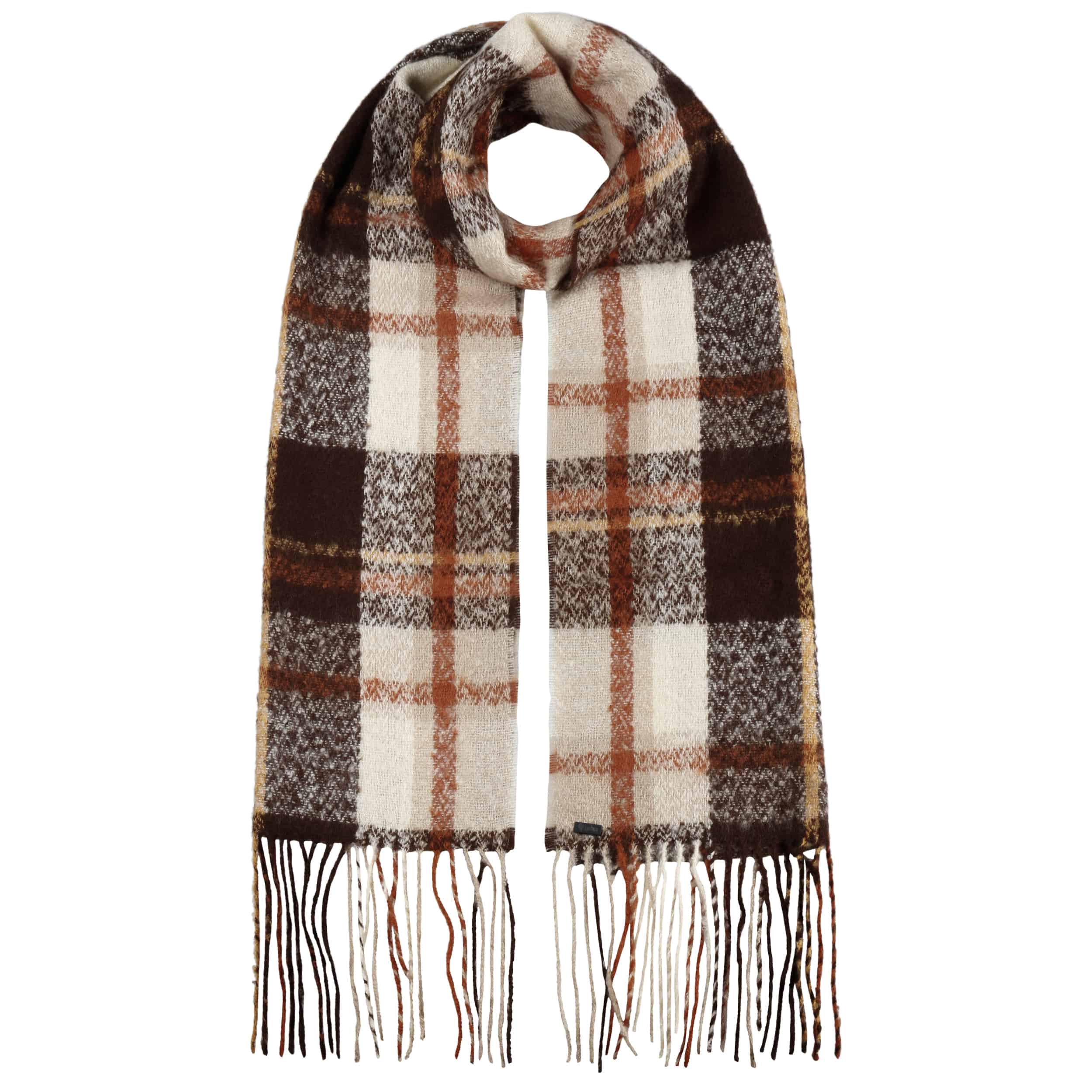 Cashmink Check Fringed Scarf by Lipodo - £25.95