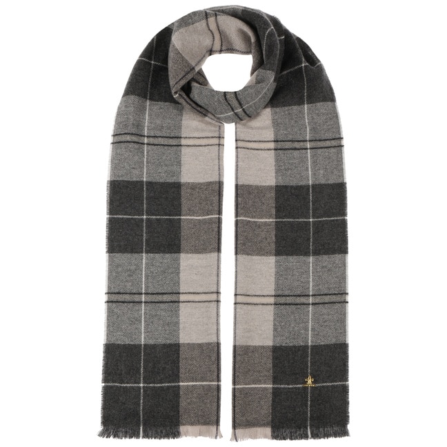 Classic check outlet cashmere scarf