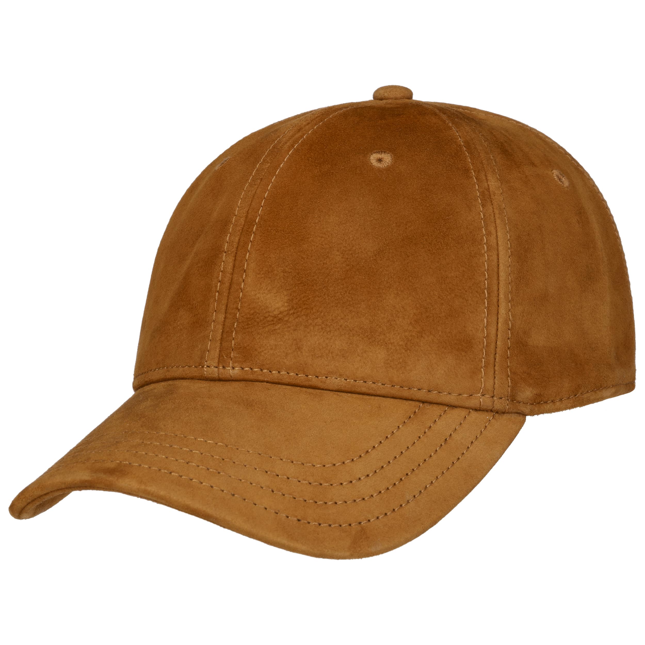 Suede baseball cap on sale