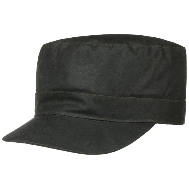 waxed military cap