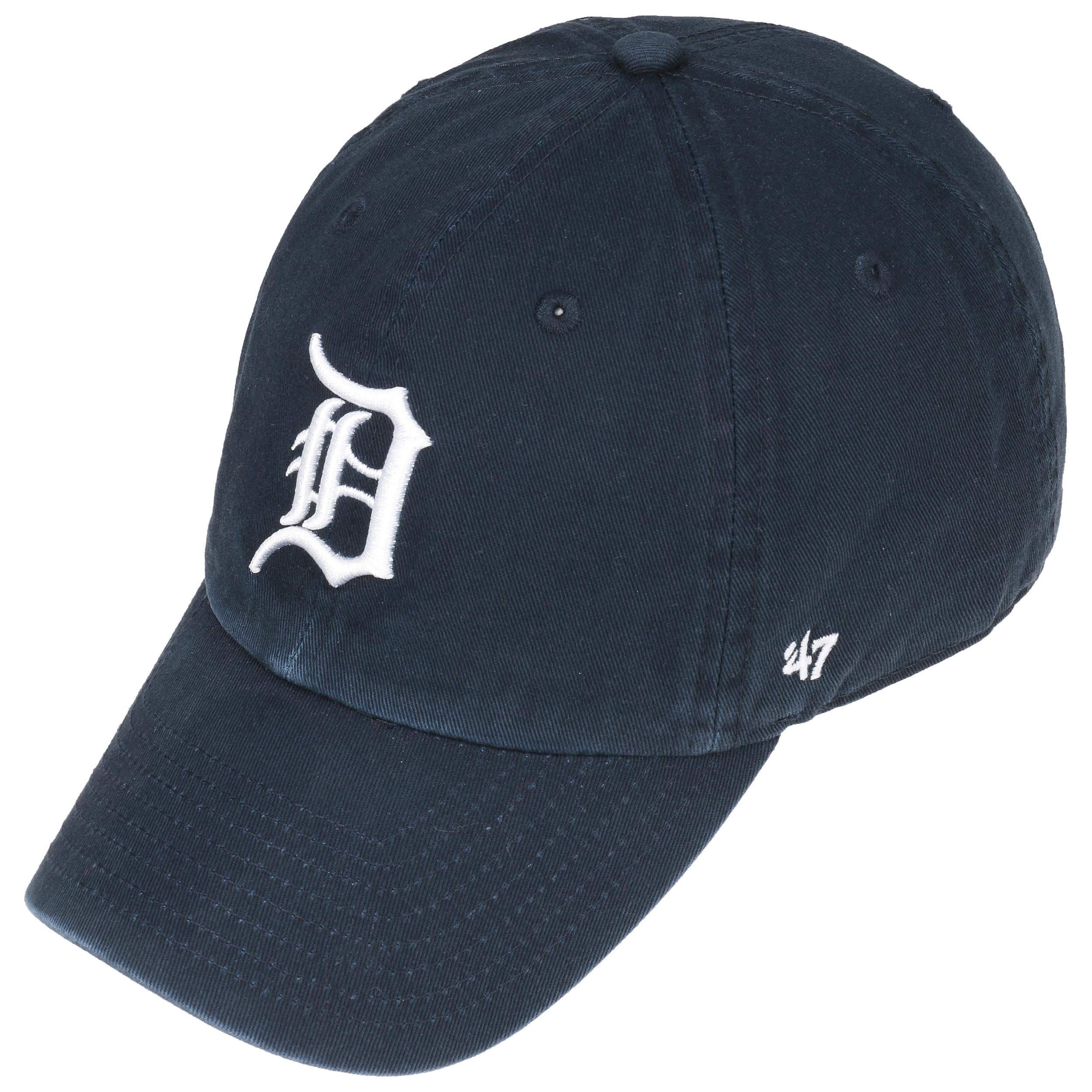 Detroit Tigers 47 Brand Vintage Navy Lake Mesh Clean Up Snapback Hat