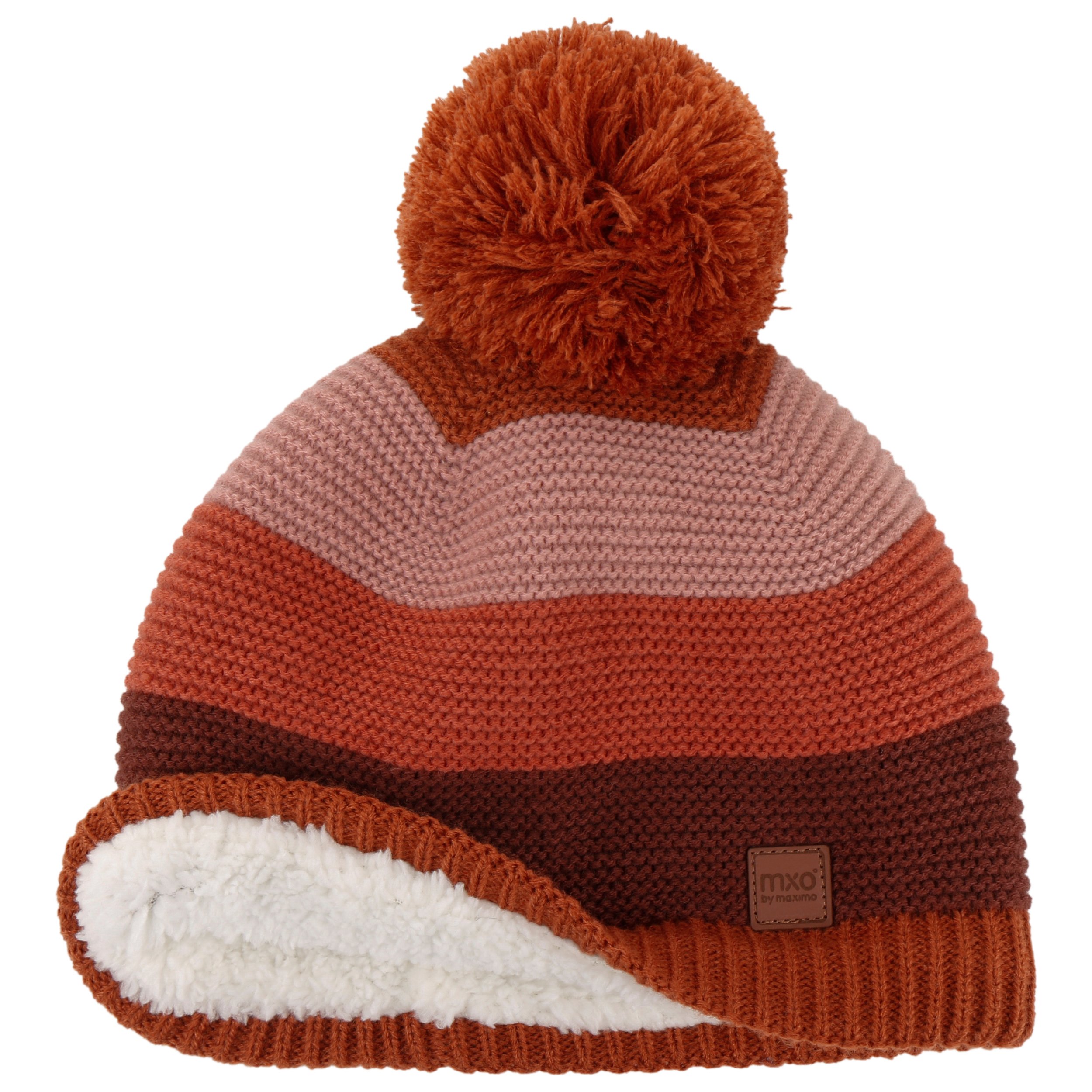 Colour Block Kids Pompom Hat by maximo - £9.95