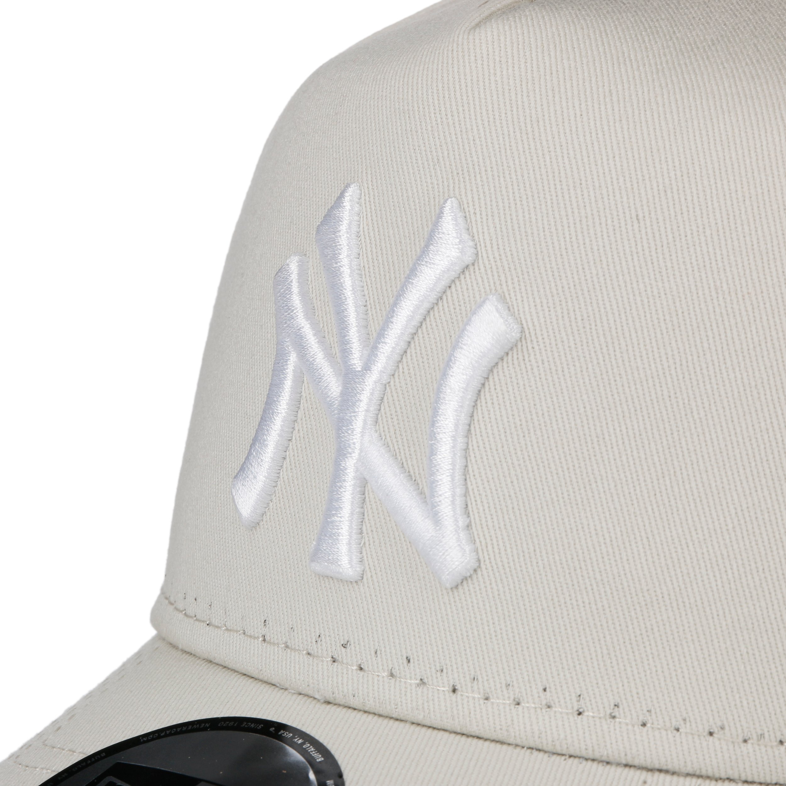 New Era New York Yankees MLB Colour Essential E-Frame Trucker Cap Hat - Stone