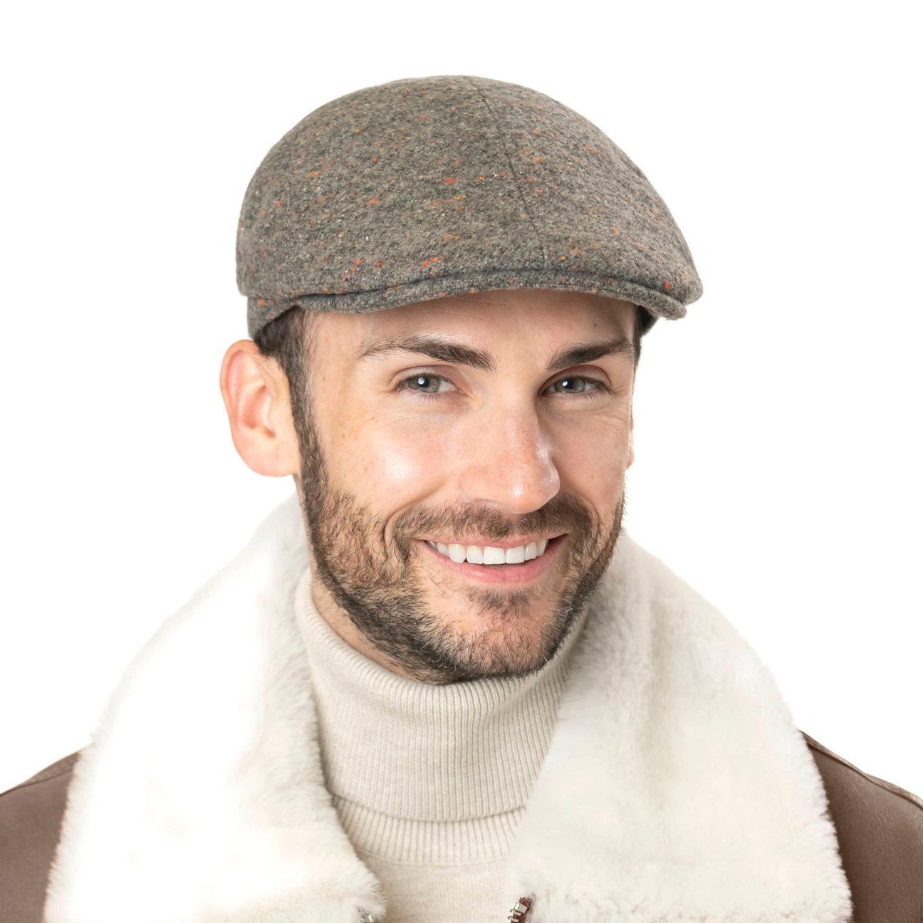 Colour Spots Flat Cap - £28.95