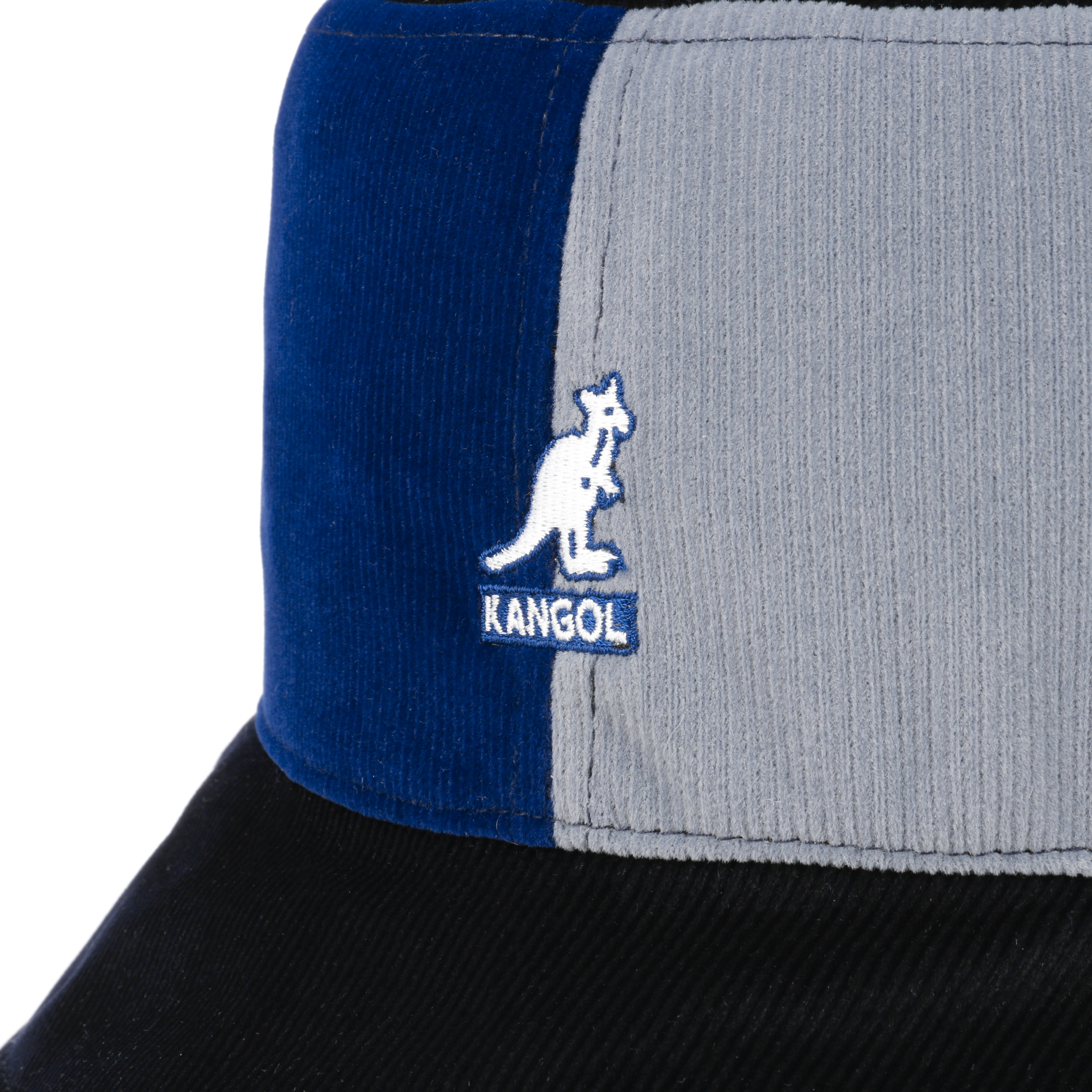 Kangol Chapeau Bob Plaid Mashup Bucket Femme/Homme - De Peche En Coton A Carreaux Ete Printemps-ete - S (54-55 Cm) Bleu Clair