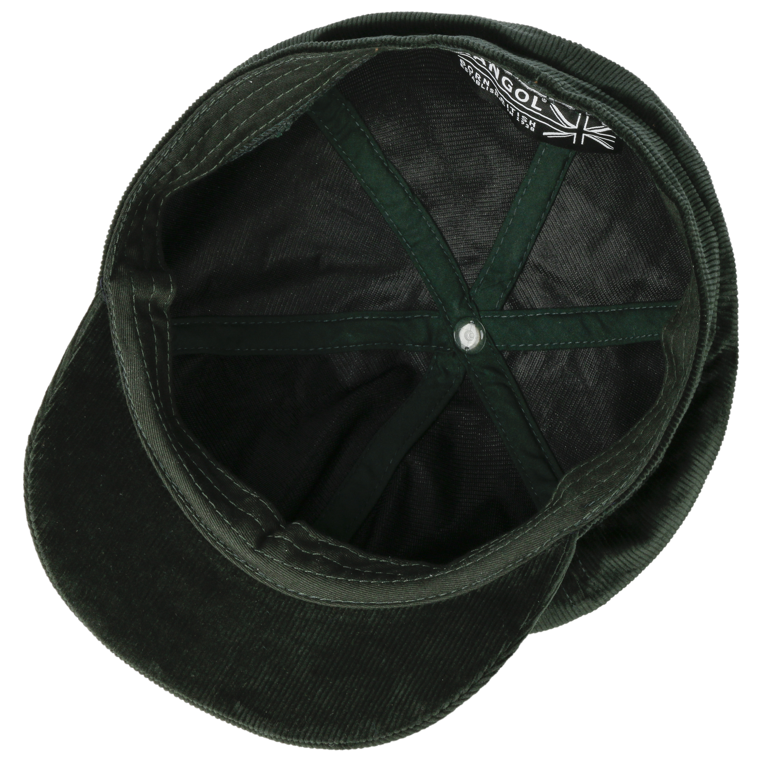 Cord Spitfire Newsboy Cap by Kangol