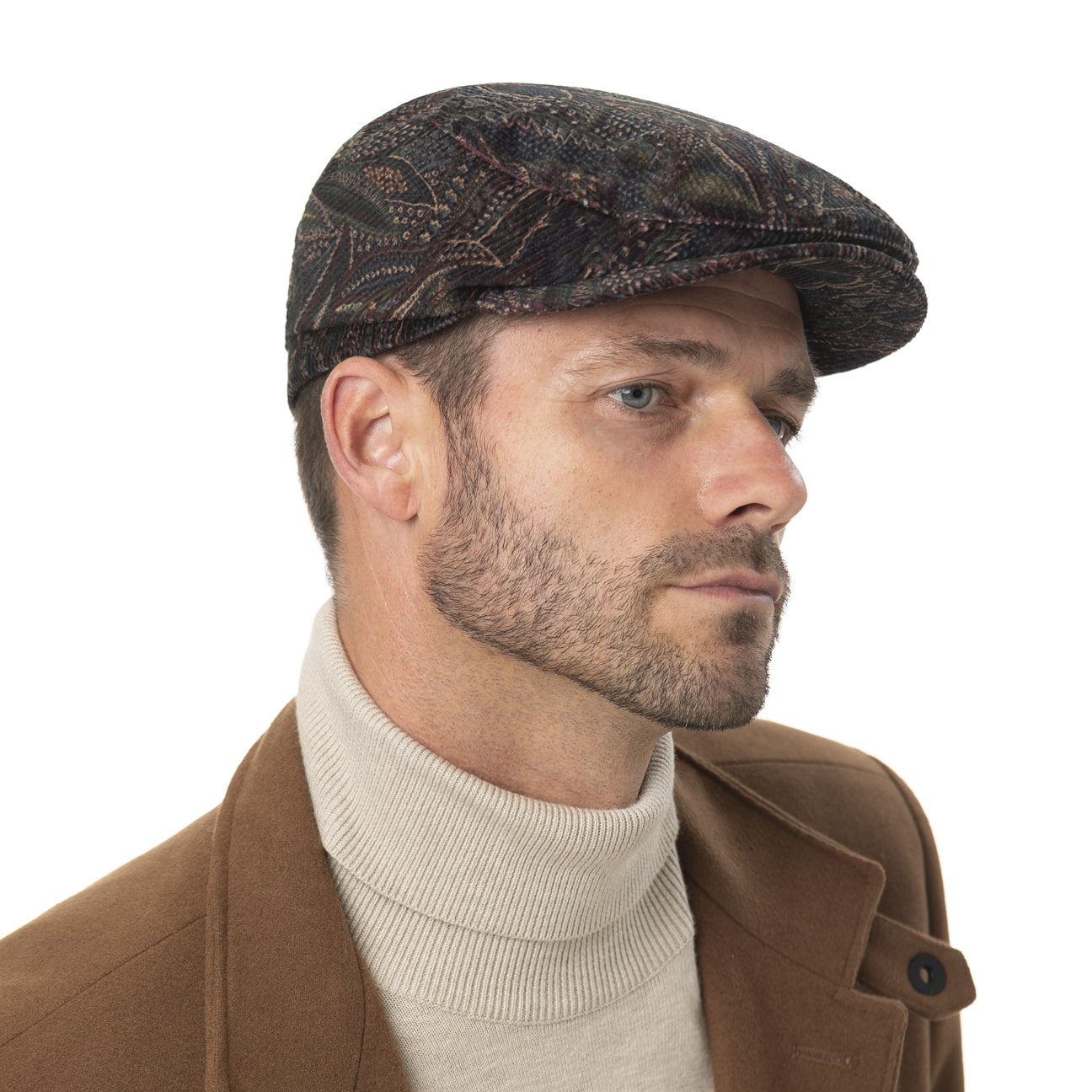 Corduroy Paisley Flat Cap Zechbauer by Mayser --> Shop Hats