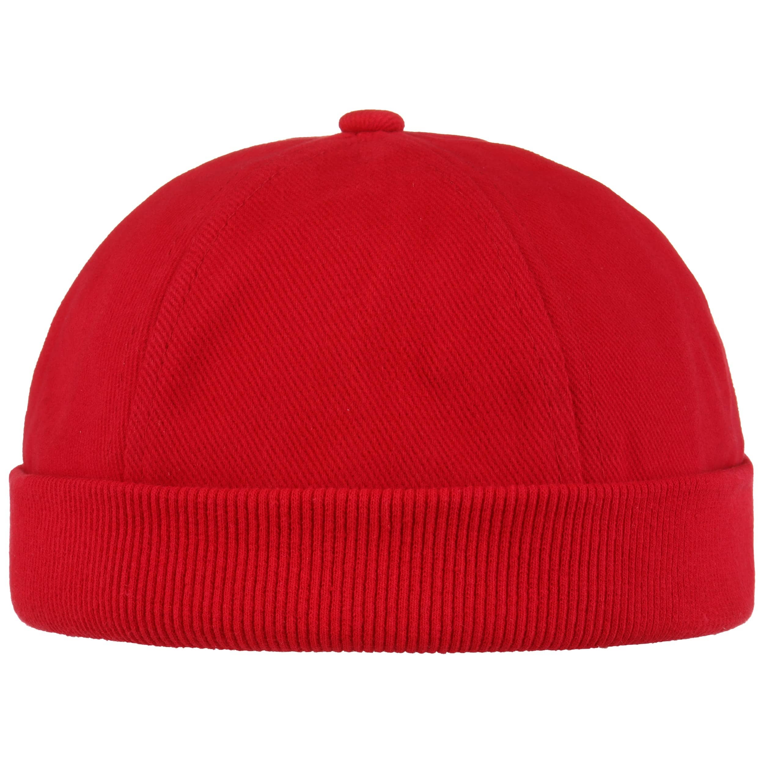 red docker hat