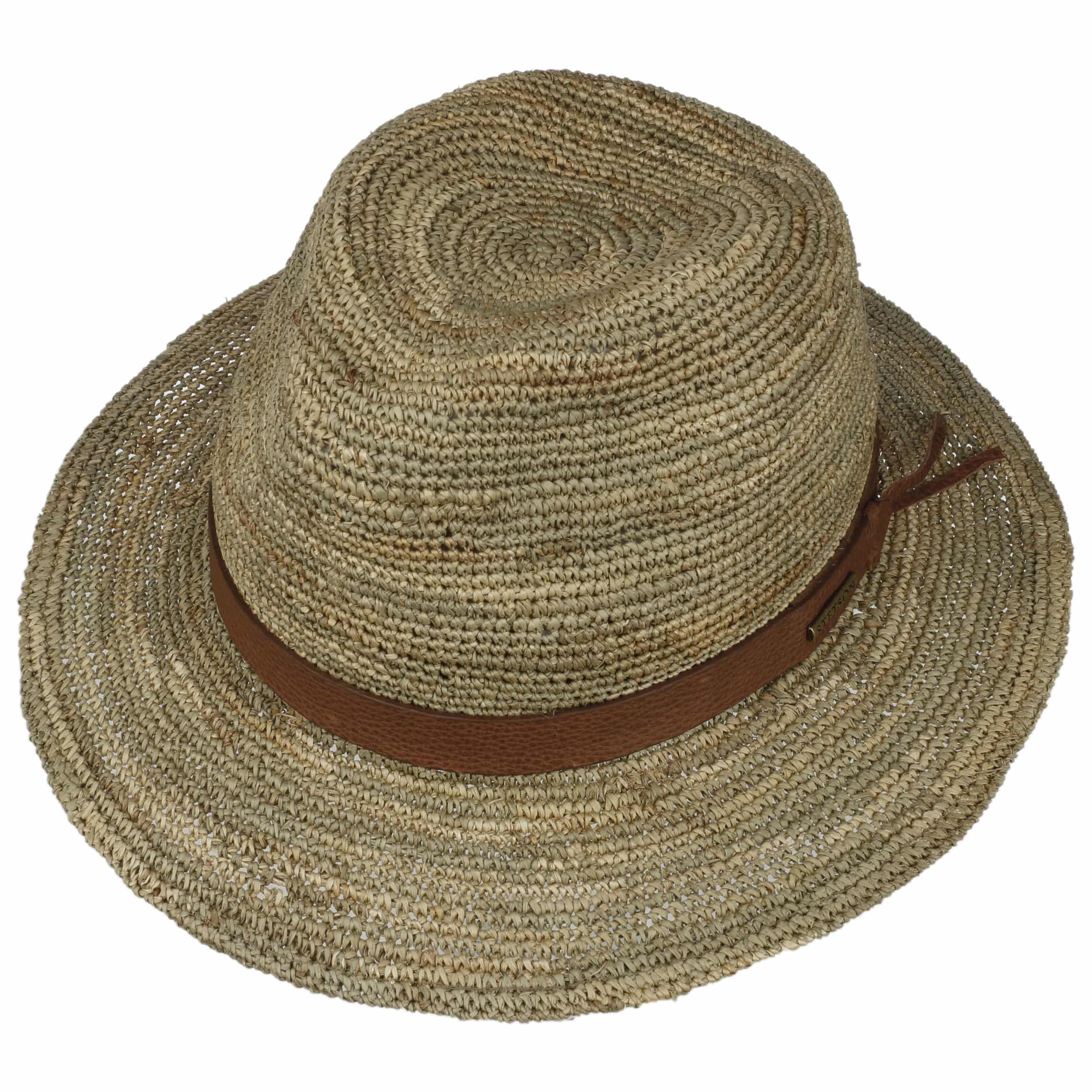 Crochet Seagrass Traveller Hat by Stetson - £129.00