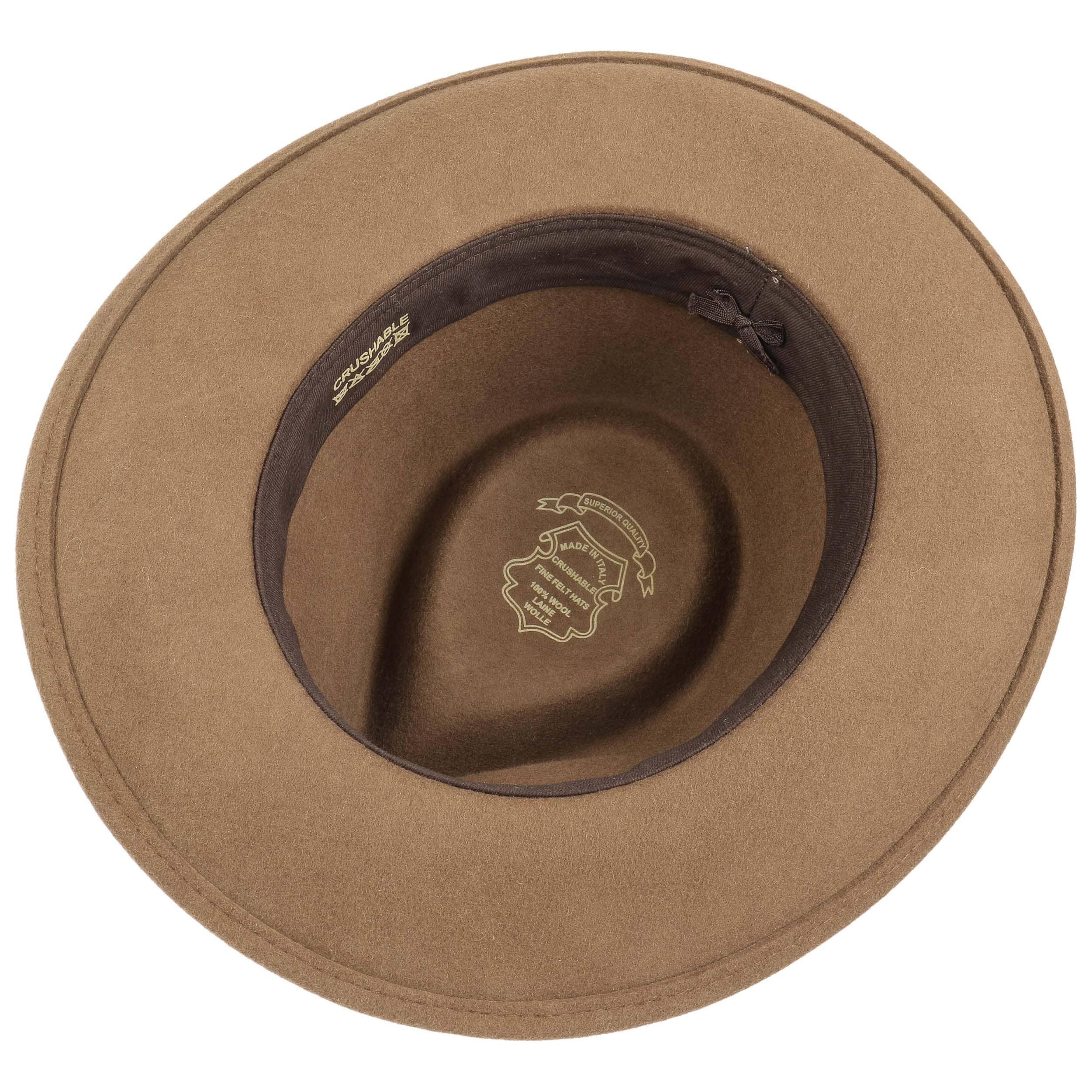 Crushable Bogart Wool Felt Hat by 