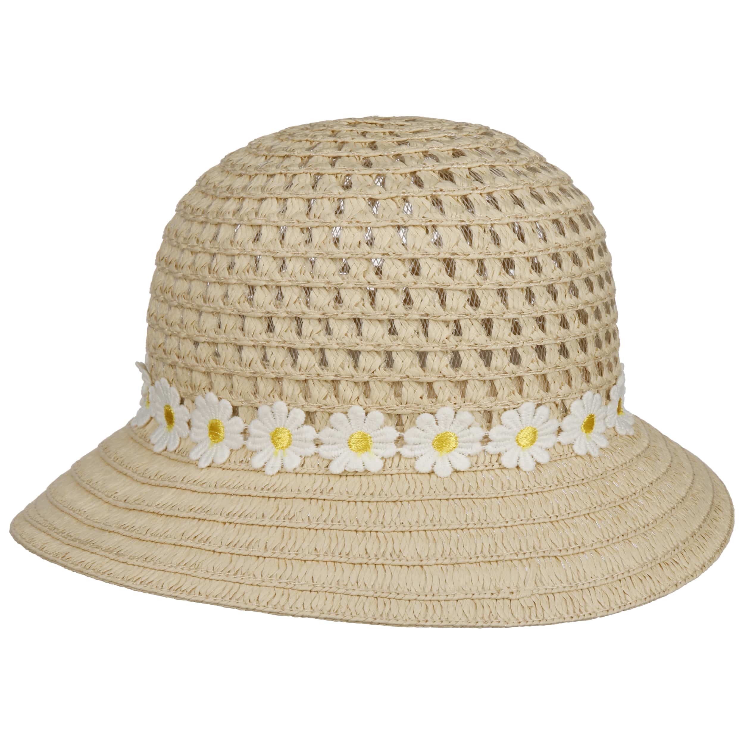 Daisies Kids Straw Hat by maximo