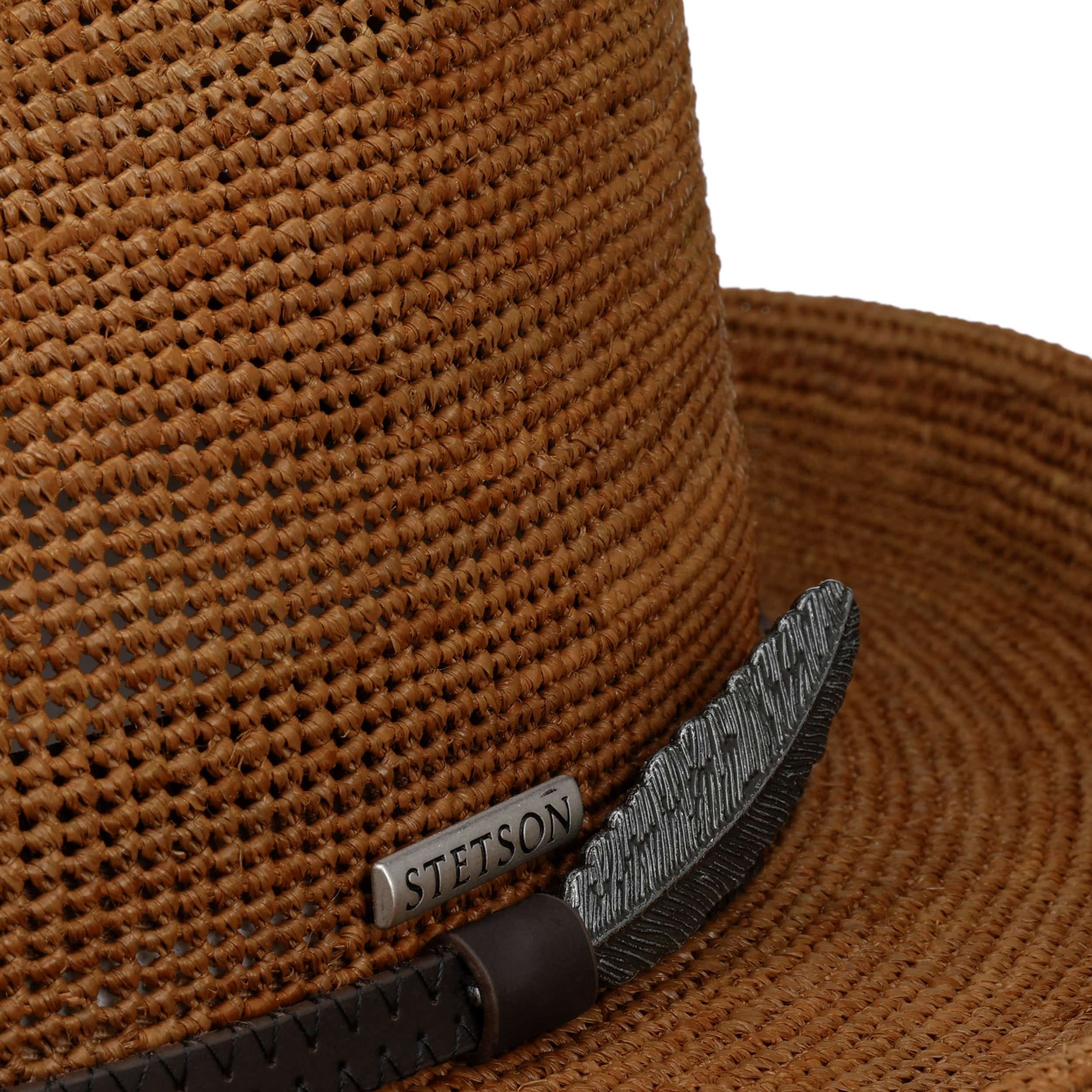 Daleport Crochet Fedora Raffia Hat by Stetson - £149.00