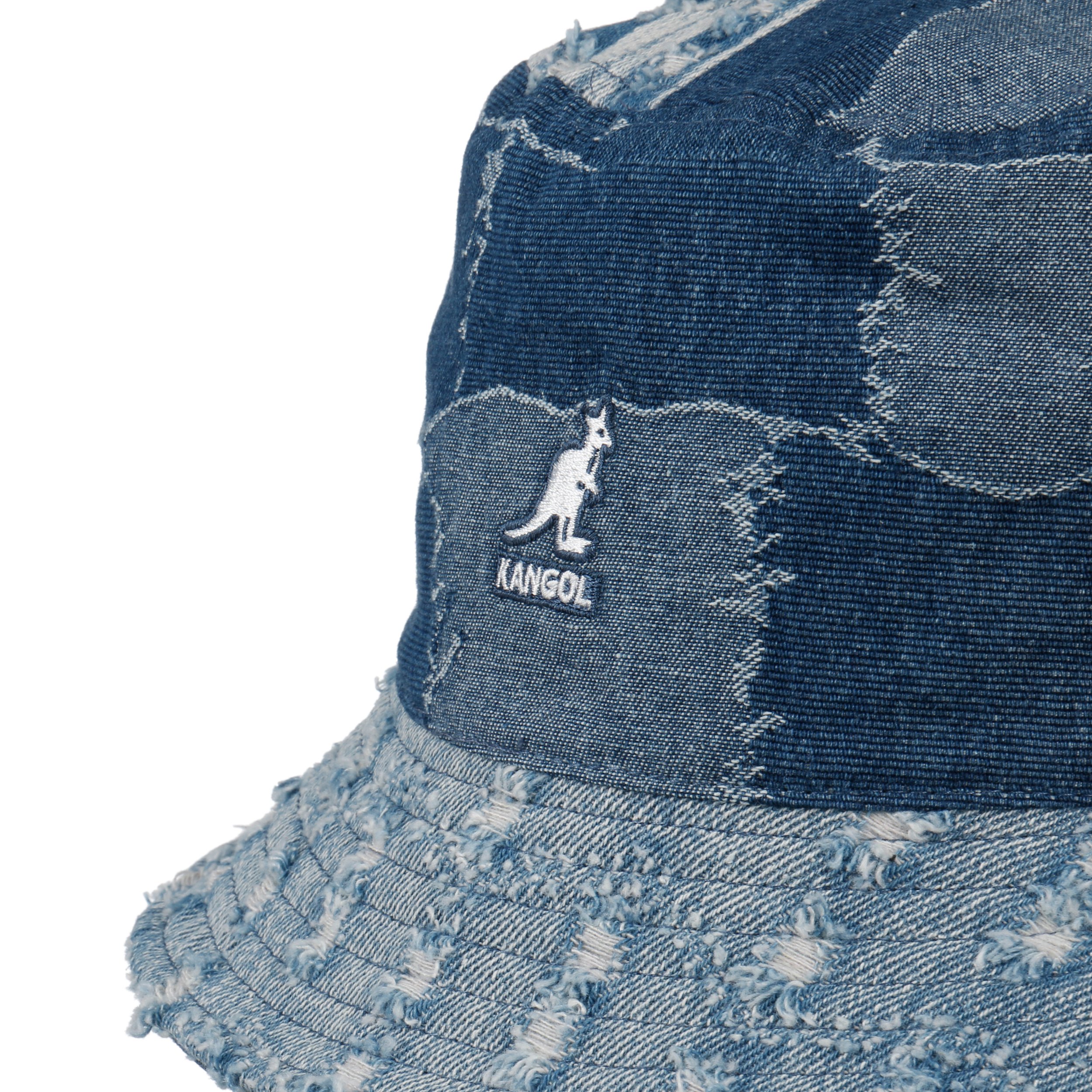 Denim Mashup Bucket Fishing Hat by Kangol