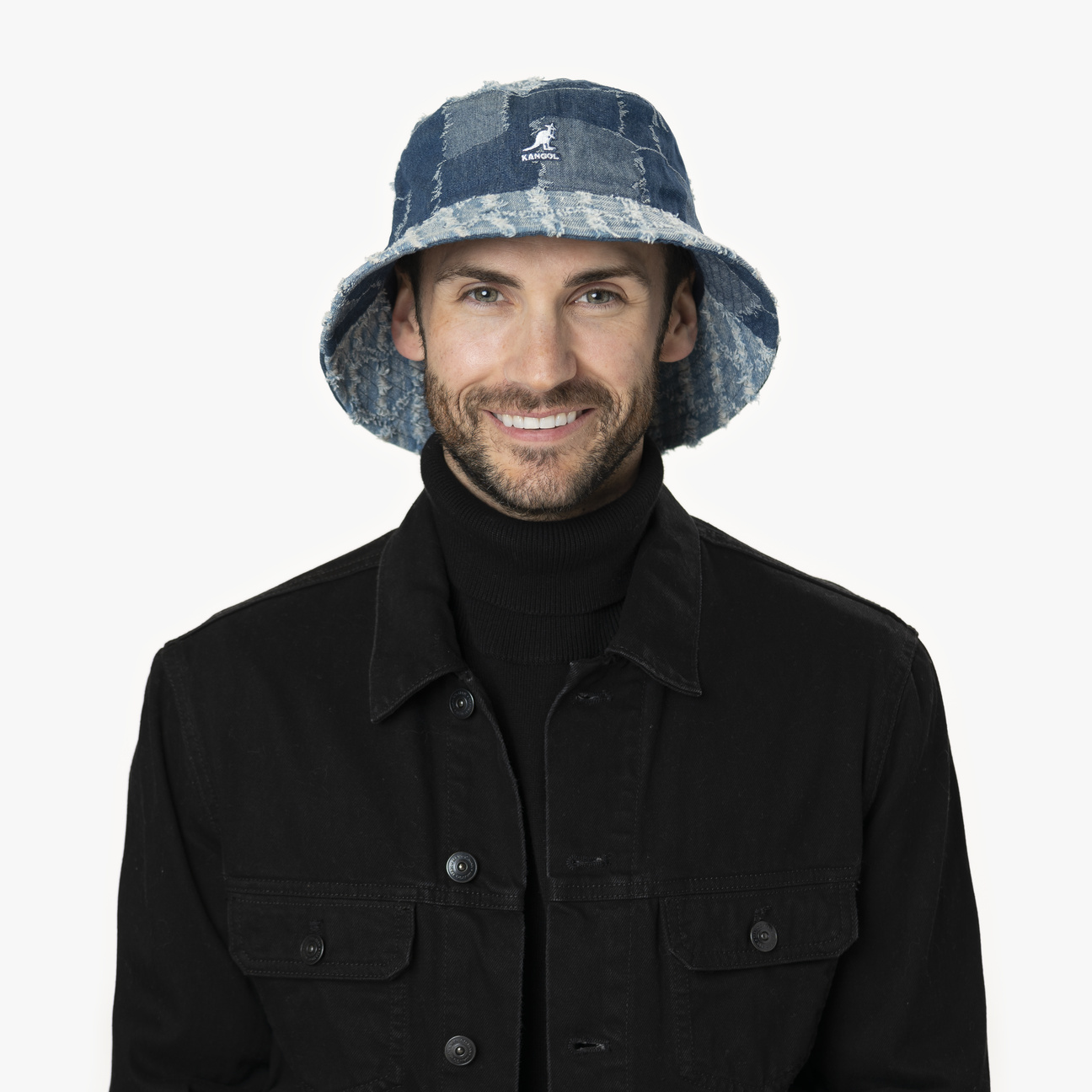 Denim Mashup Bucket Fishing Hat by Kangol