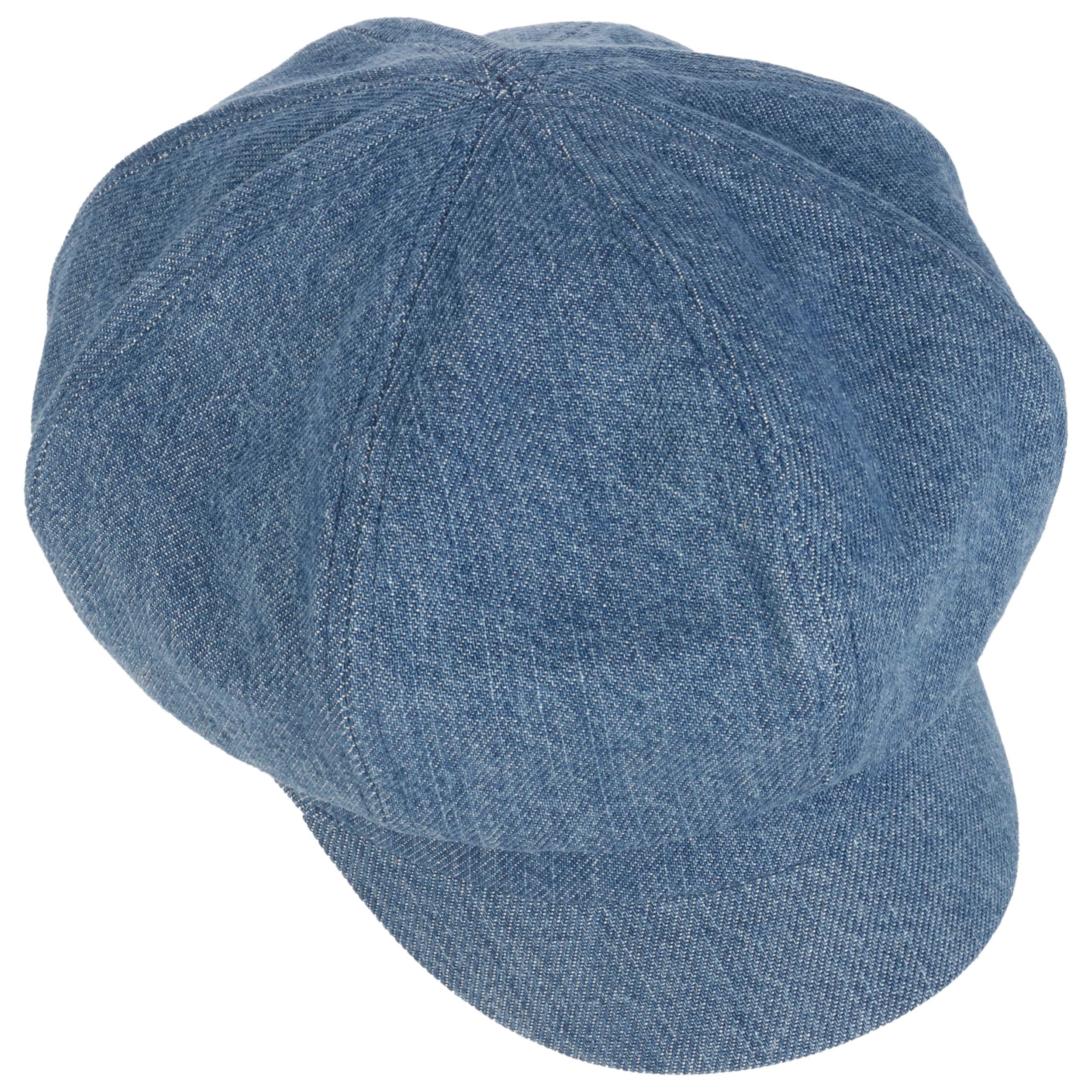 Seeberger Berretto da donna in denim Newsboy, Denim, taglia
