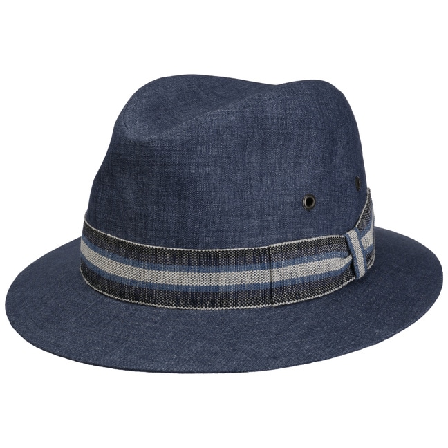 Denim Traveller Linen Hat by Lierys