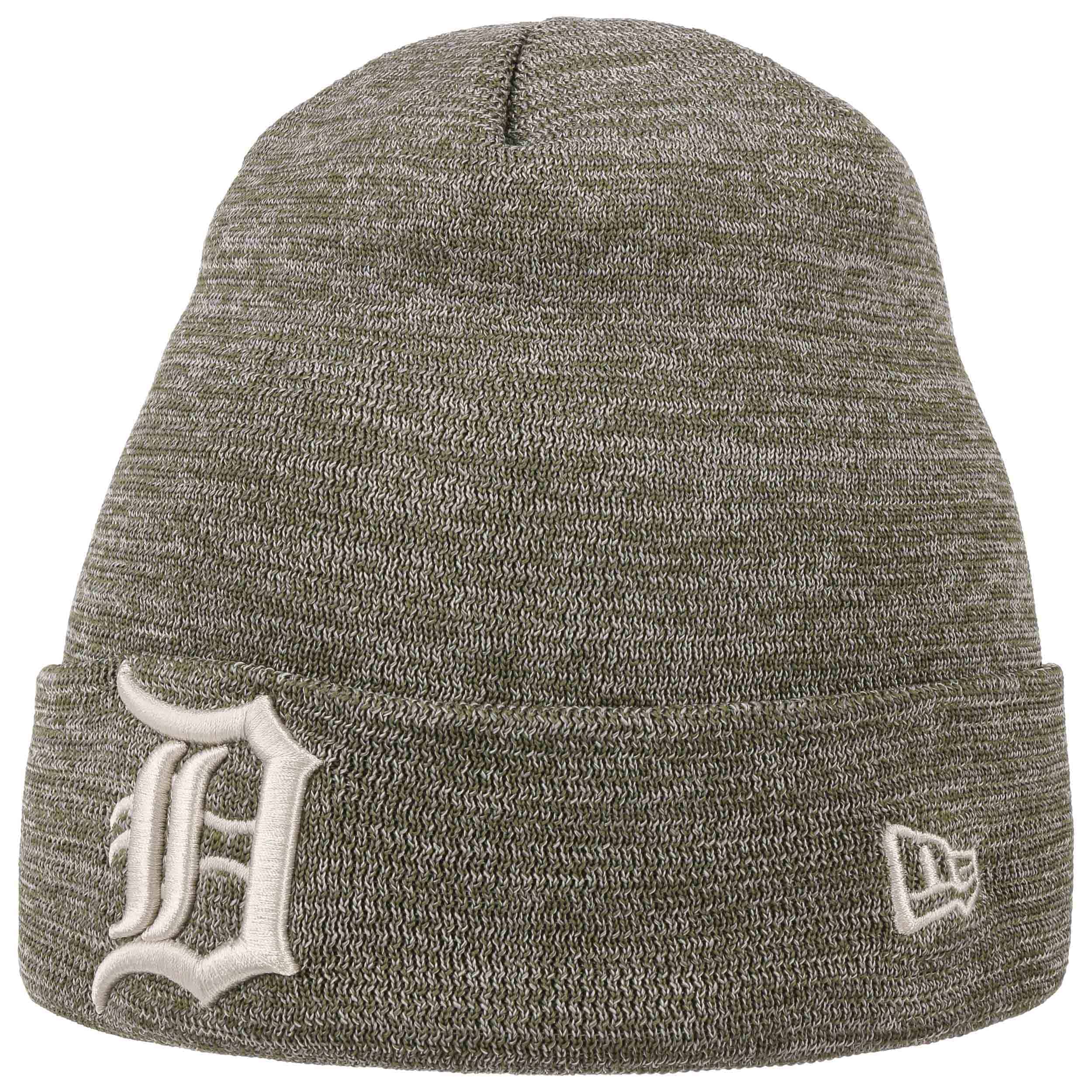 Official New Era Detroit Tigers Multi Patch Navy Cuff Knit Hat B2151_259