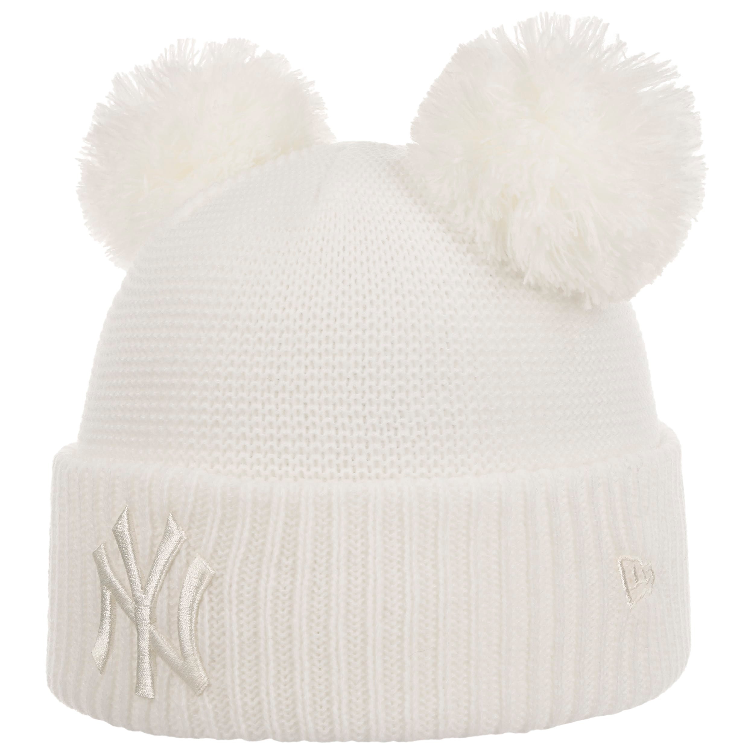 Double Pom NY Yankees Beanie Hat by New Era - £32.95