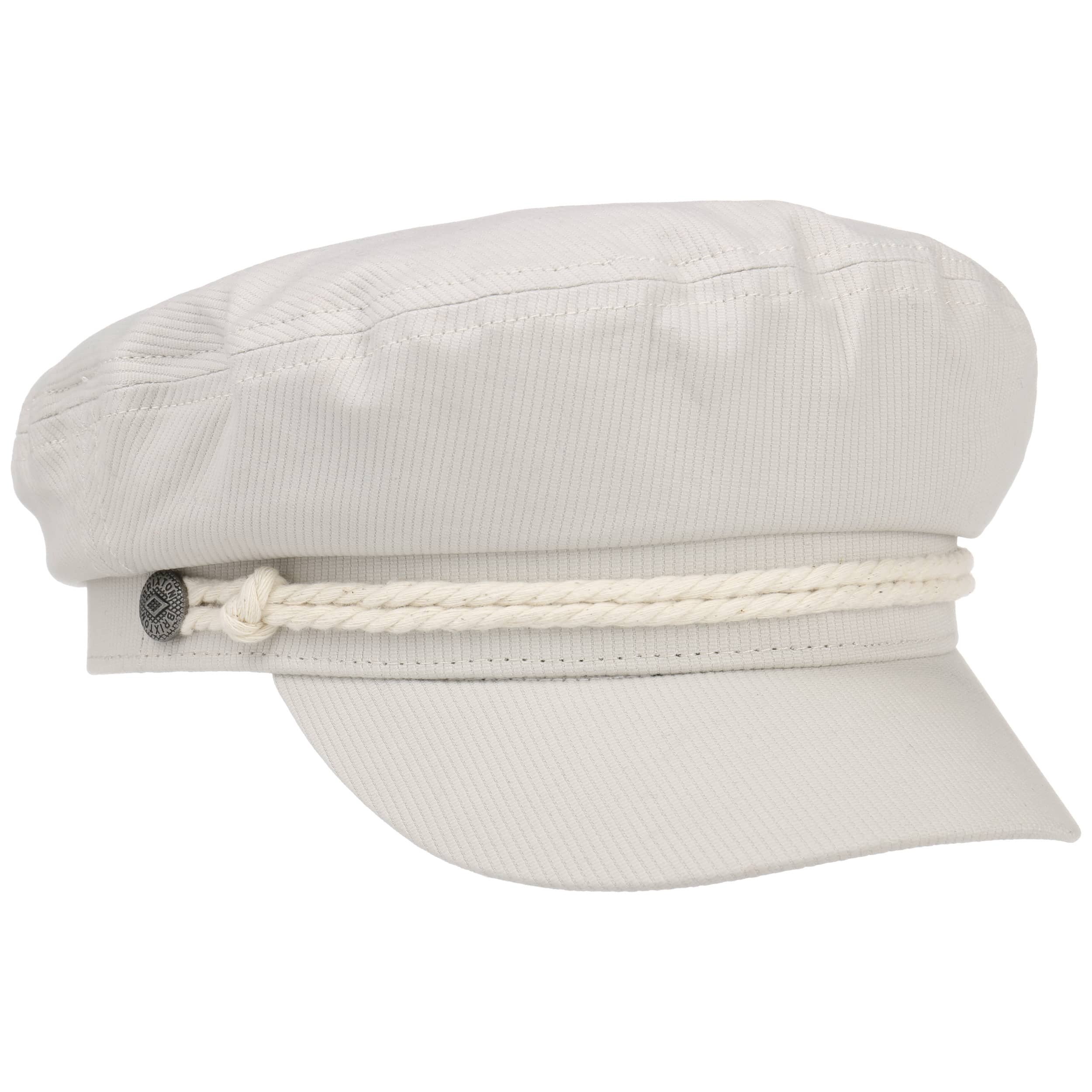 white fisherman cap