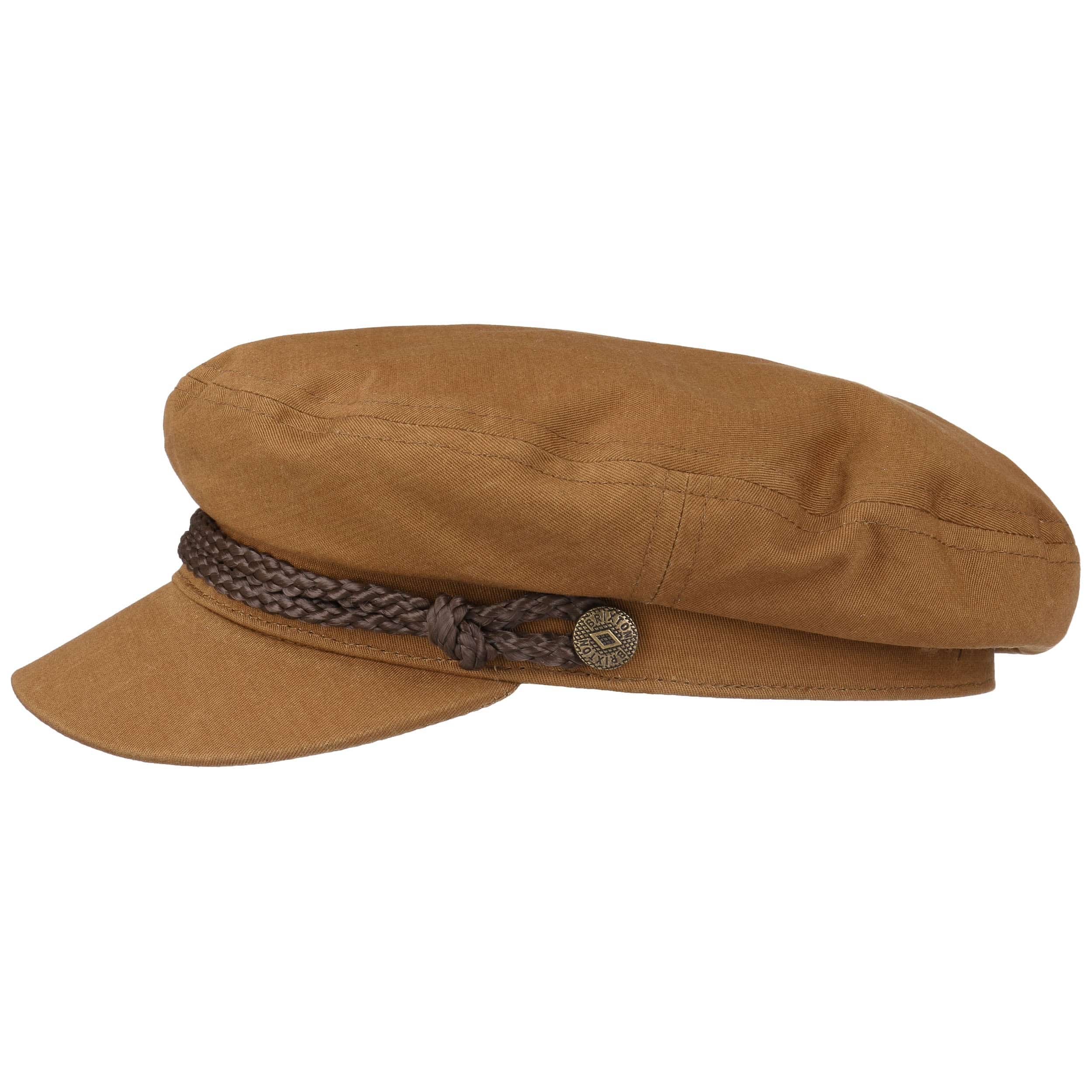 brixton fiddler cap brown