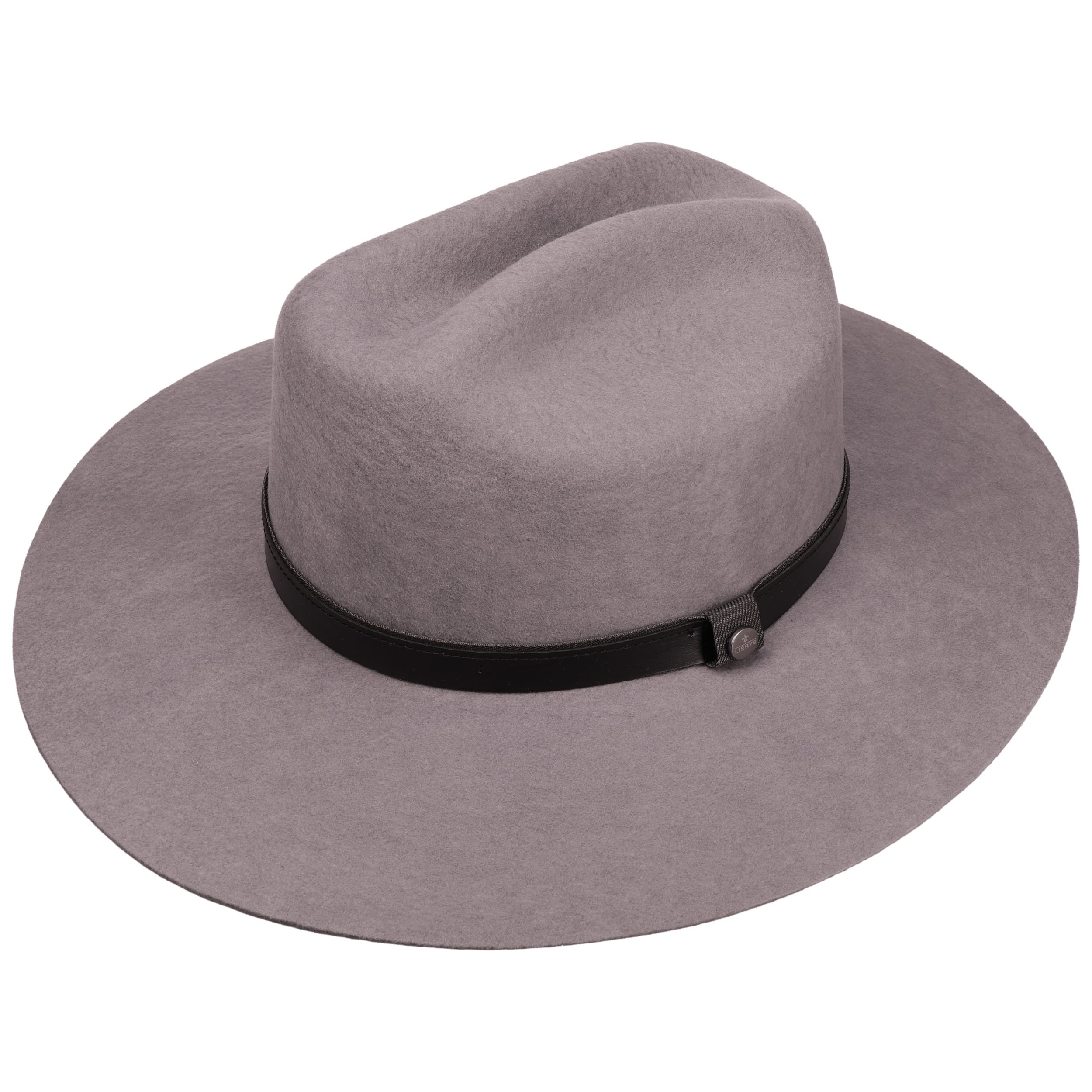 Open Rhodes Hat Flat Brim Open Road Western Hat by Lierys - £88.95
