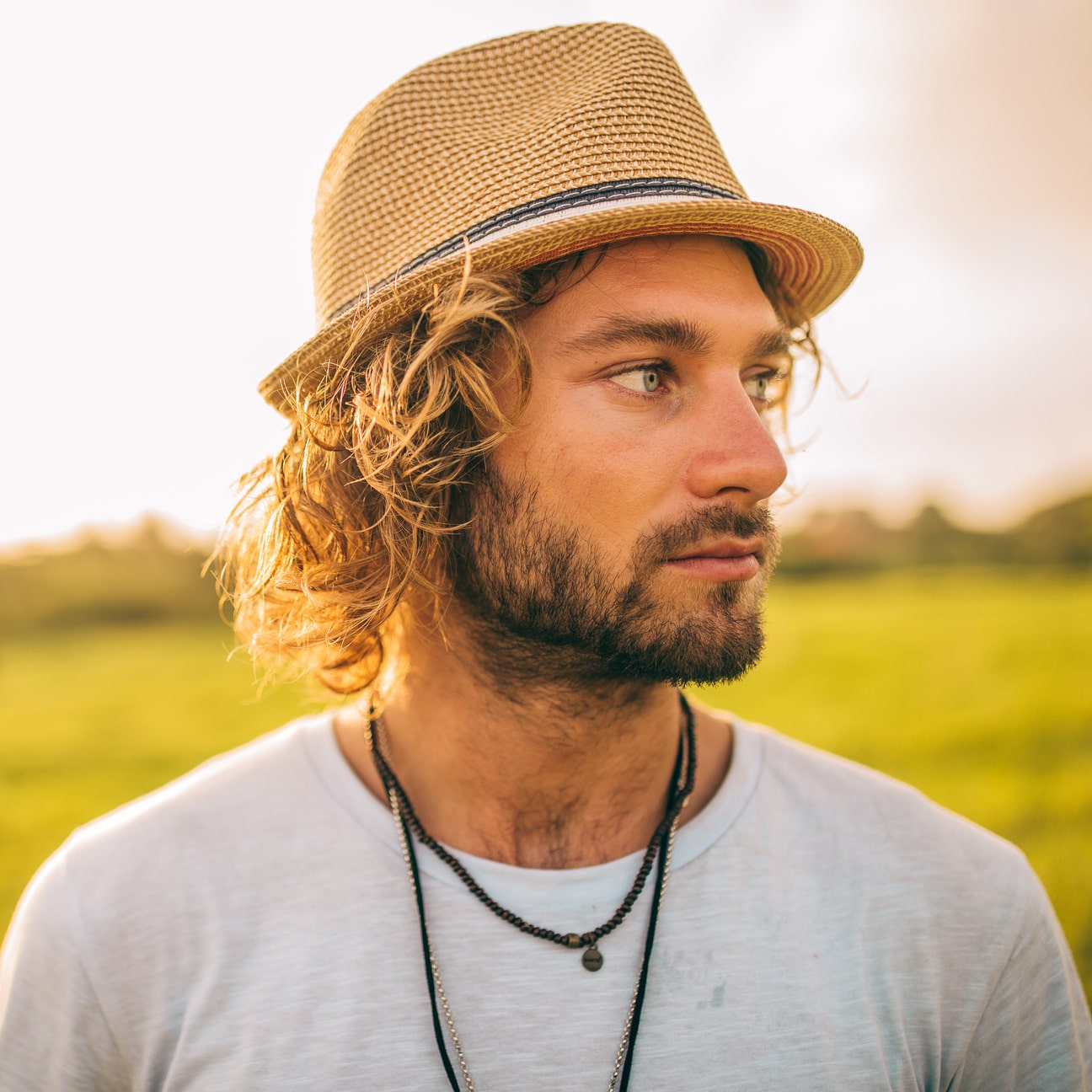 Chapeau Trilby D'été Barts Fluoriet - Réglable, Bandeau Anti-transpiration, Pour Homme