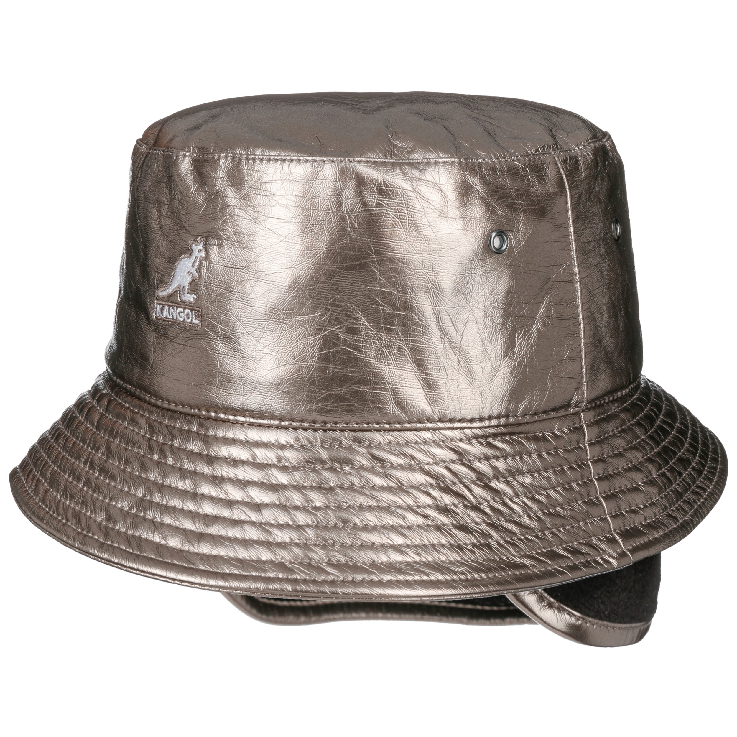 Sombrero Kangol Future Bucket - Pescador, Orejeras, Forro Polar, Algodón, Unisex