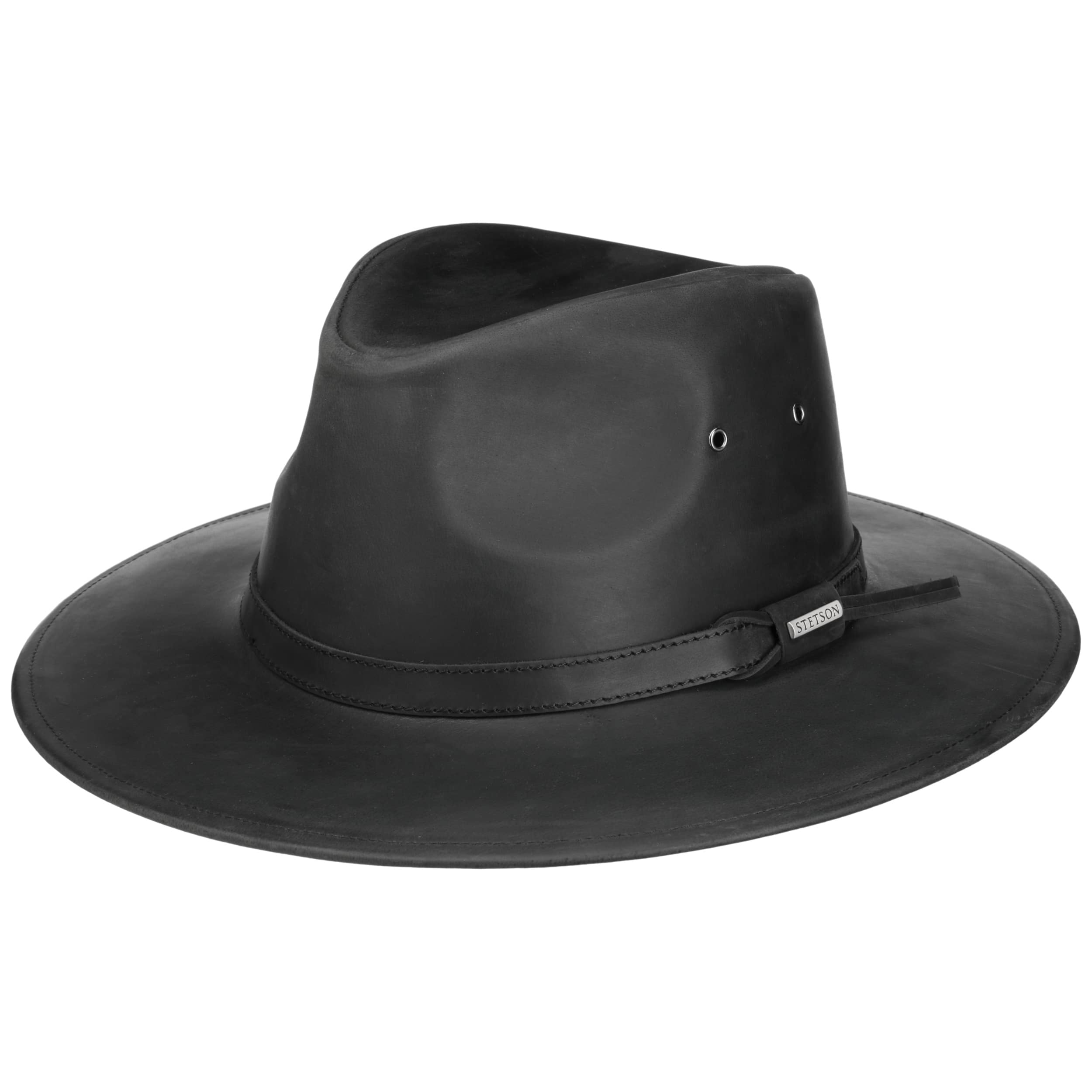 Glencross Western Buffalo Leather Hat by Stetson - £199.00