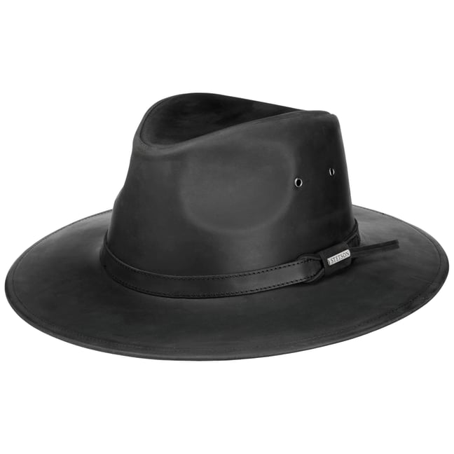 Glencross Western Buffalo Leather Hat by Stetson - £199.00